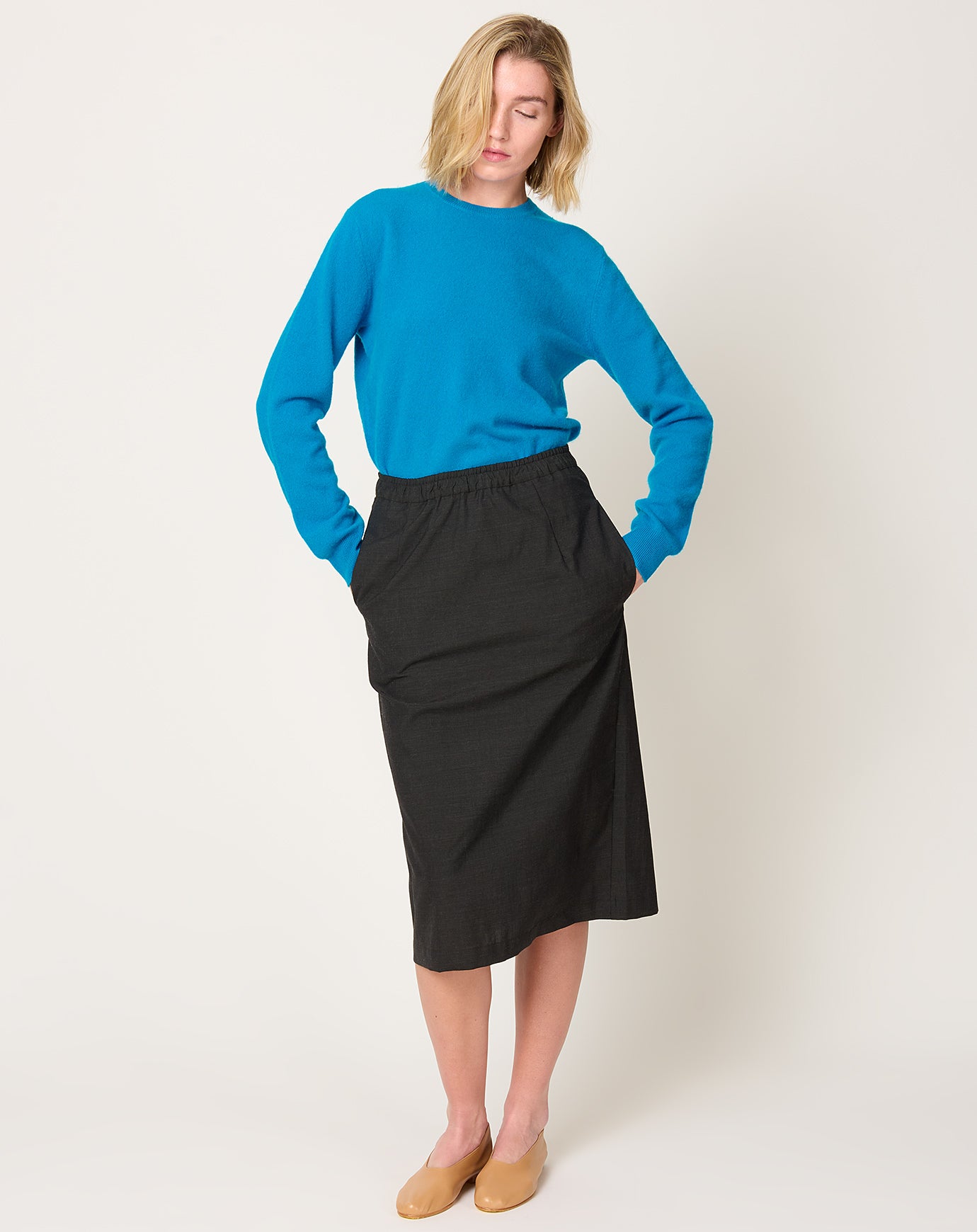 NITTO Lunghetta Skirt in Deep Brown