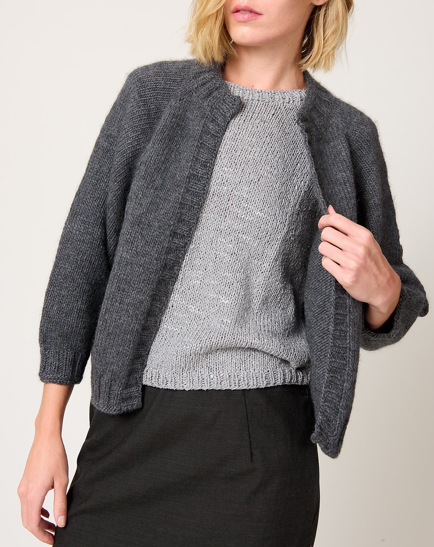 NITTO Paleta Cardigan in Anthracite Grey