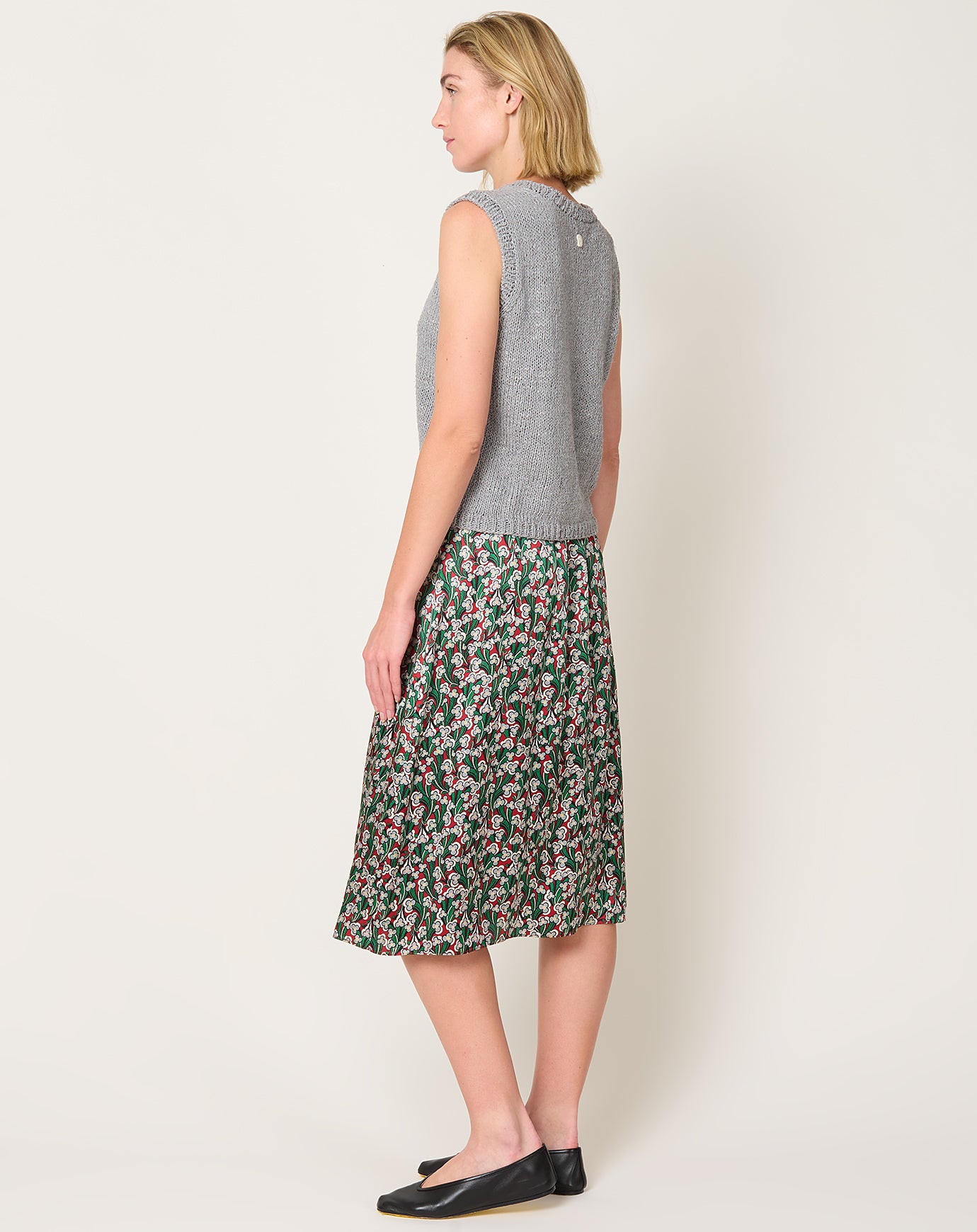 NITTO Sopragonna Skirt in Pansy Green