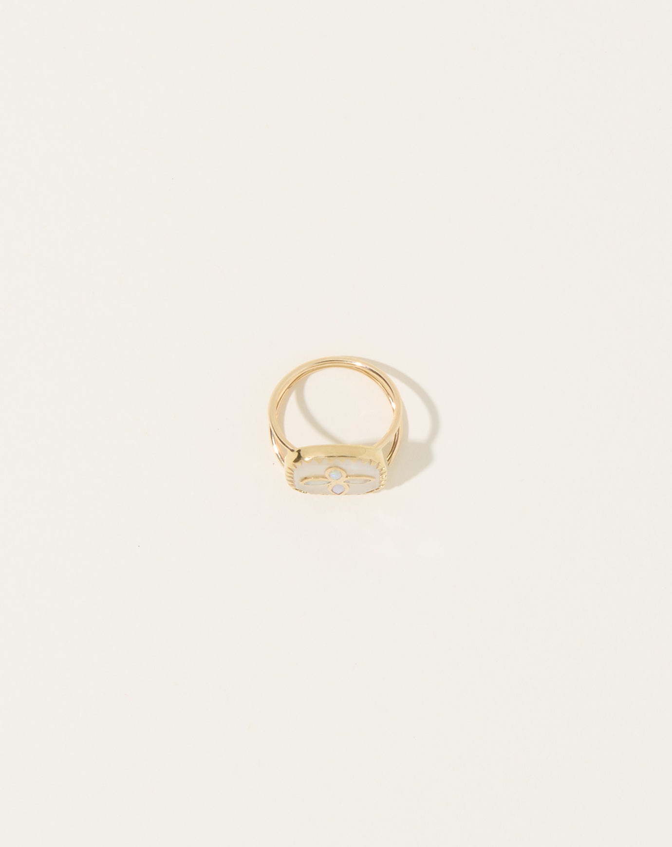 Pascal Monvoisin Bowie No. 2 Ring in Moonstone Opal