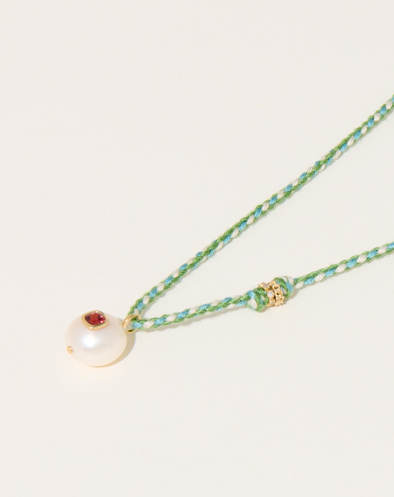 Pascal Monvoisin Eddie Necklace in Garnet