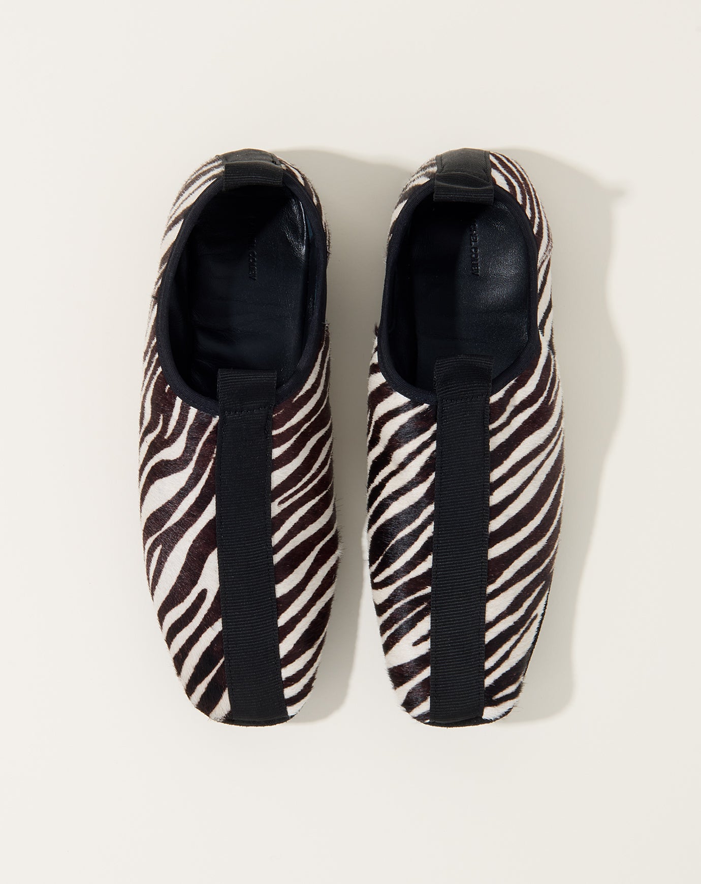 Rachel Comey Beryl Slip On in Zebra Ponyhair