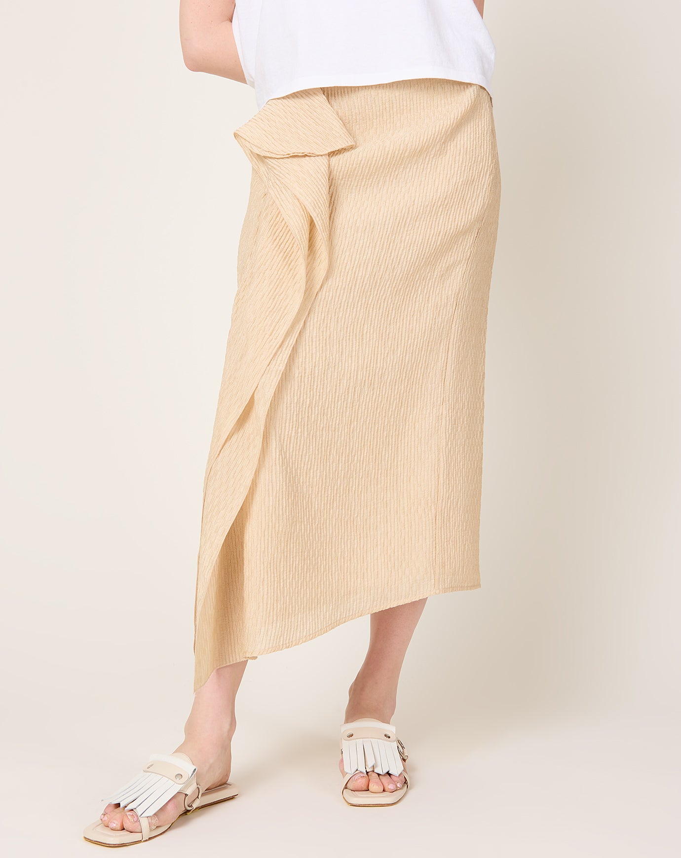 Rachel Comey Nesom Skirt in Light Peach