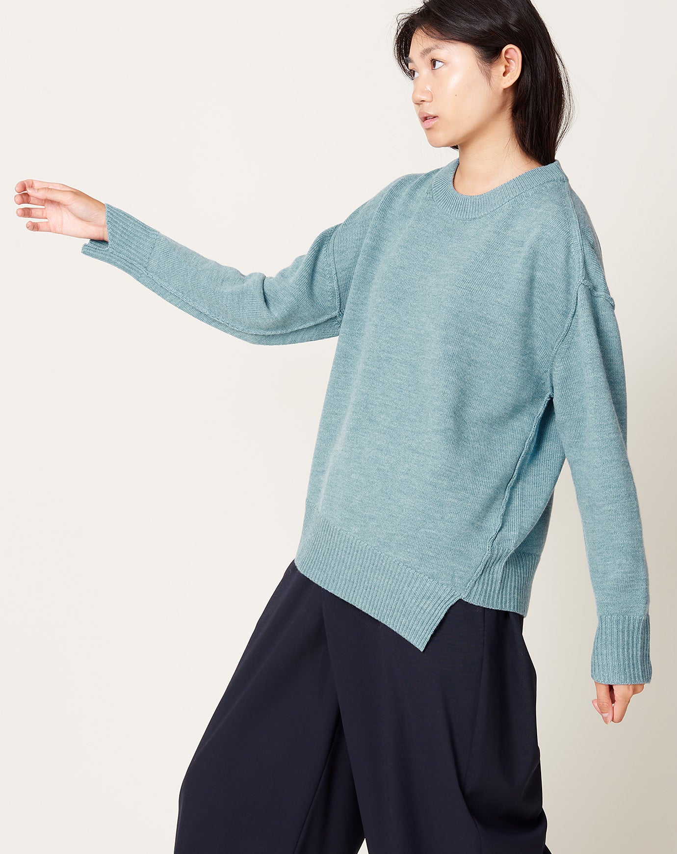Rachel Comey Thayne Top in Washed Indigo
