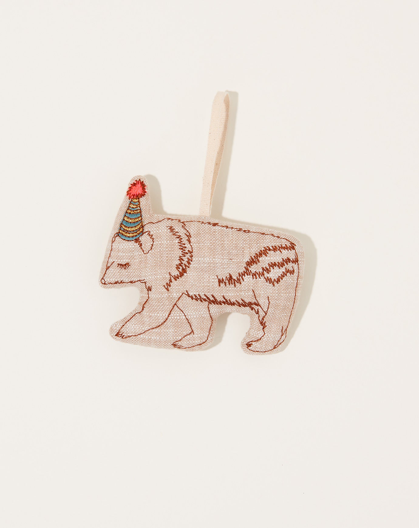 Skippy Cotton Party Bear Ornament