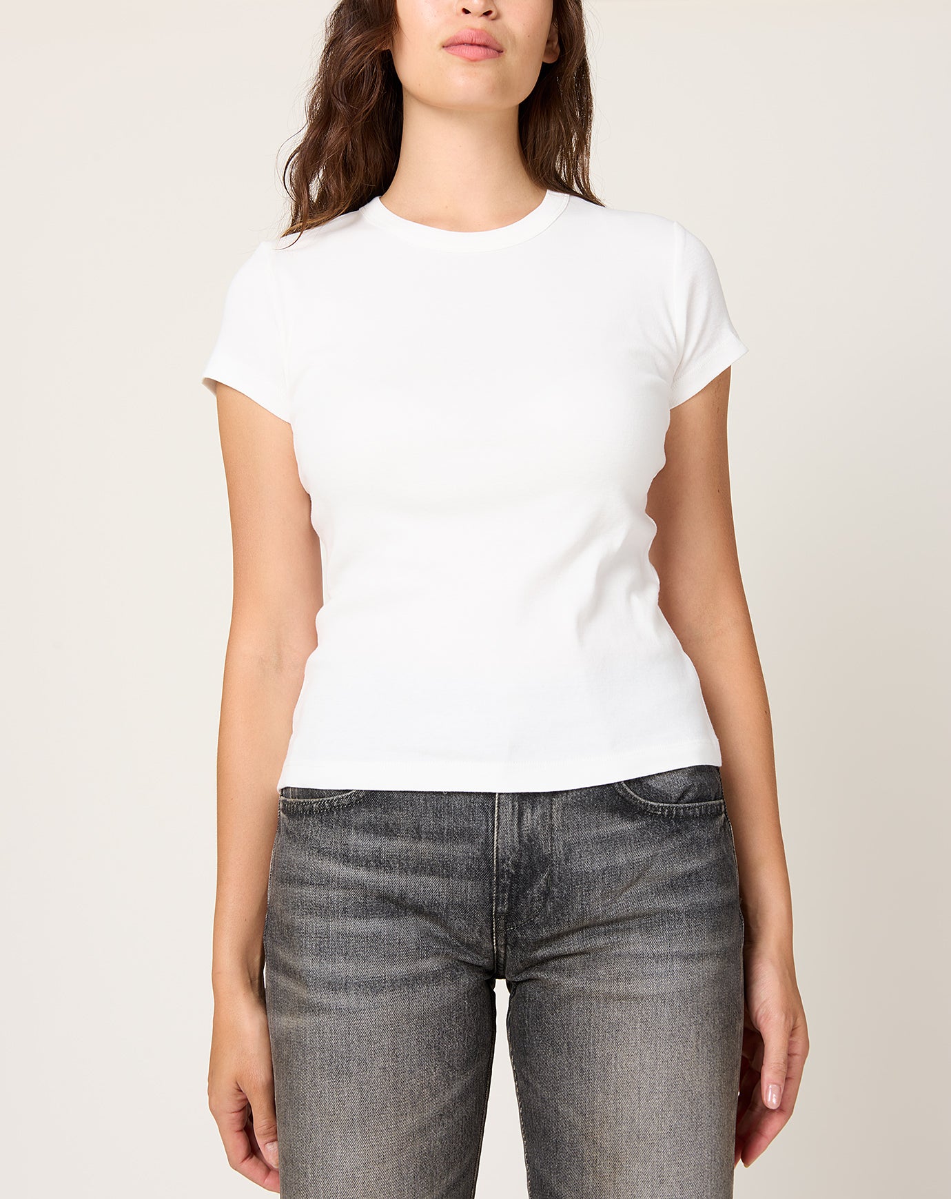 St. Agni Organic Cotton Baby Tee in White