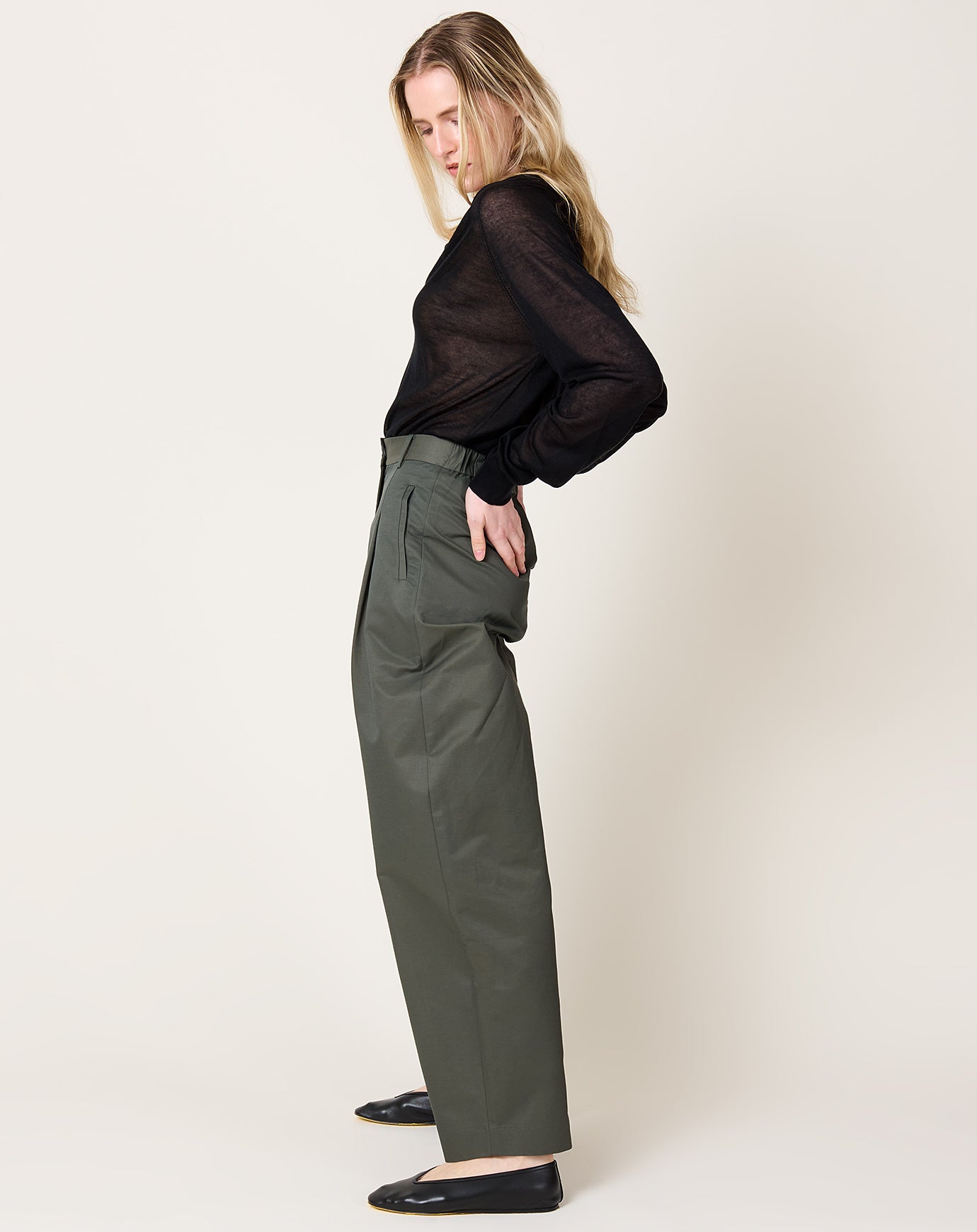 St. Agni Relaxed Balloon Pants in Kalamata