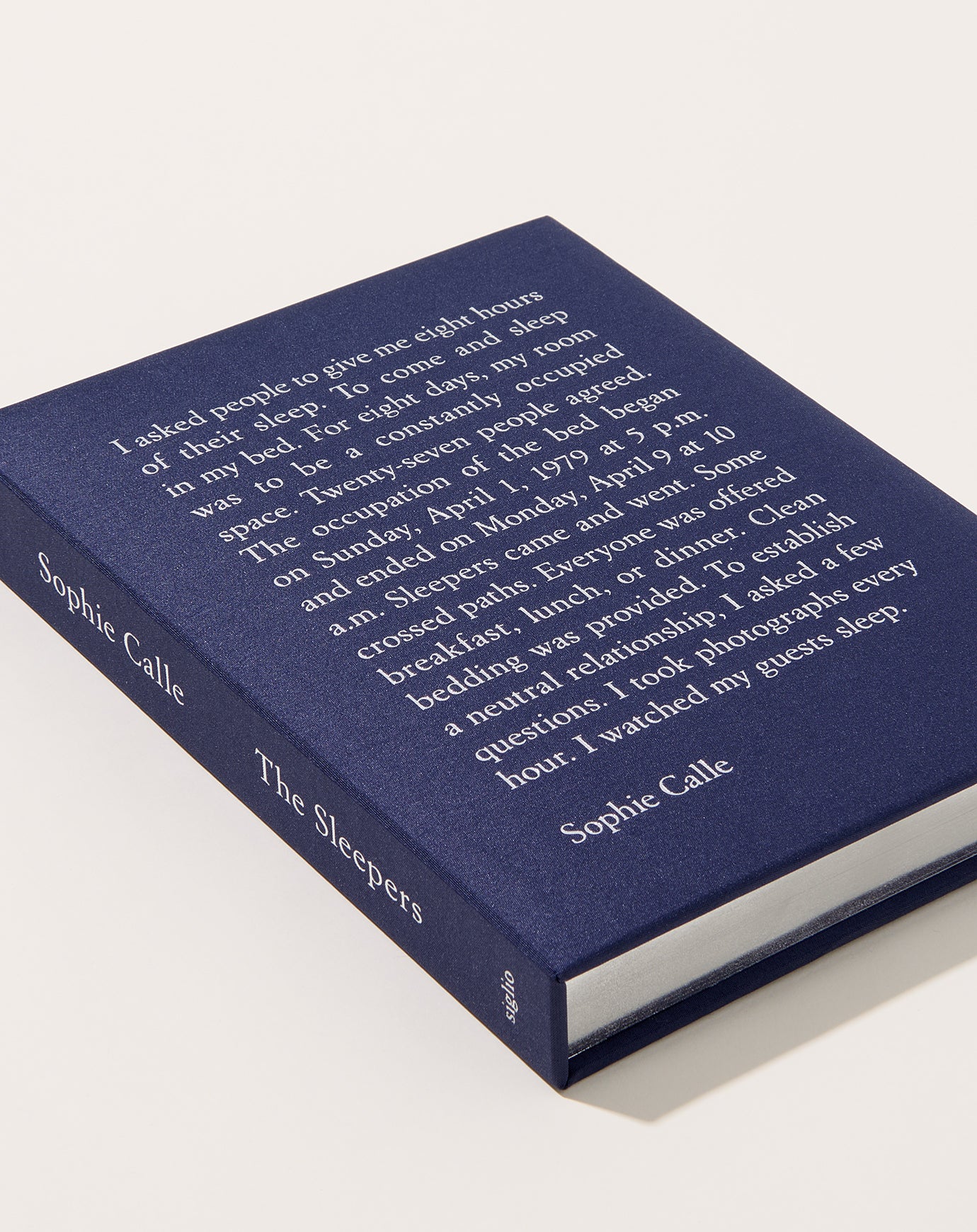 Artbook Sophie Calle: The Sleepers