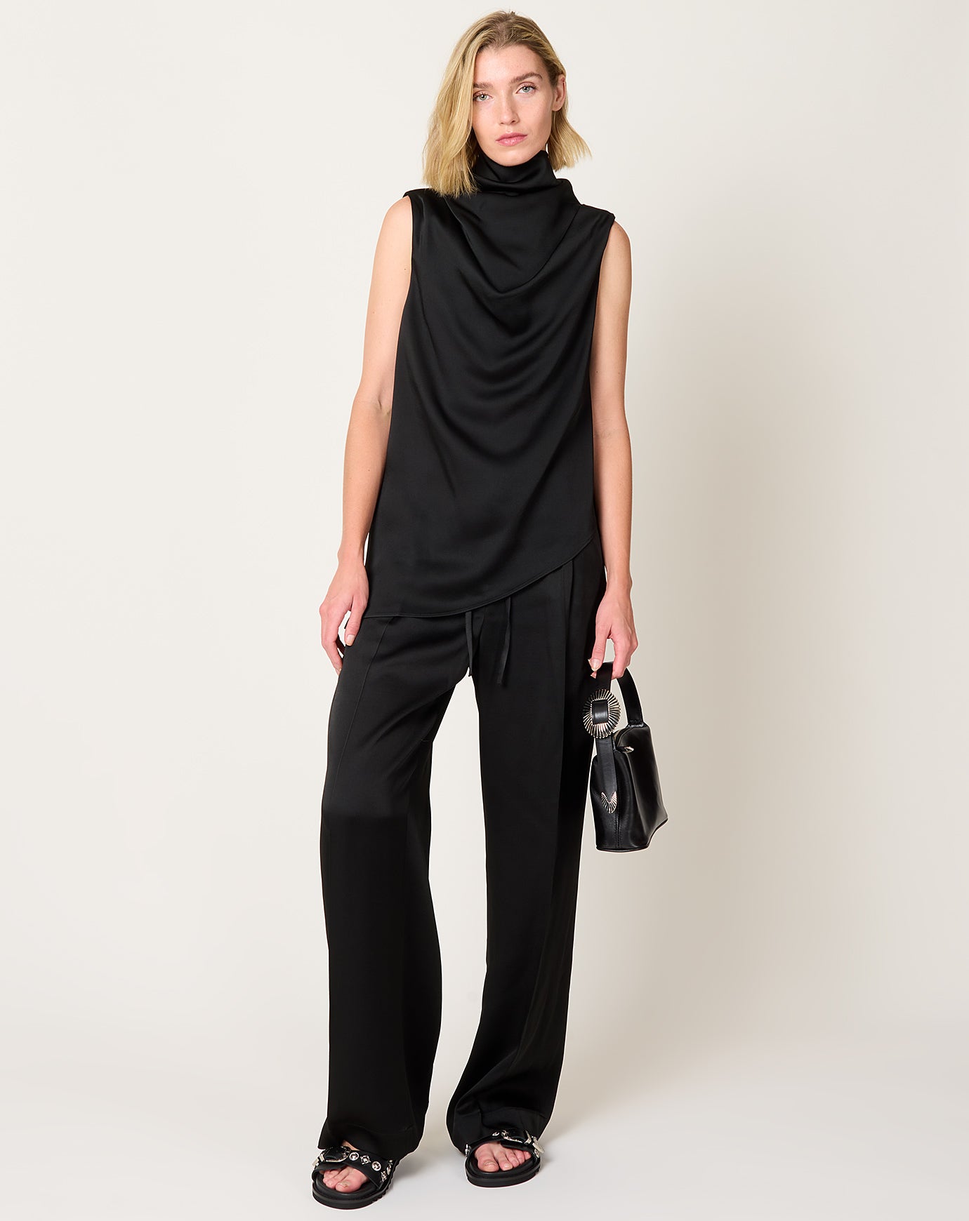 TOGA Archives Leather Mini Bag in Black
