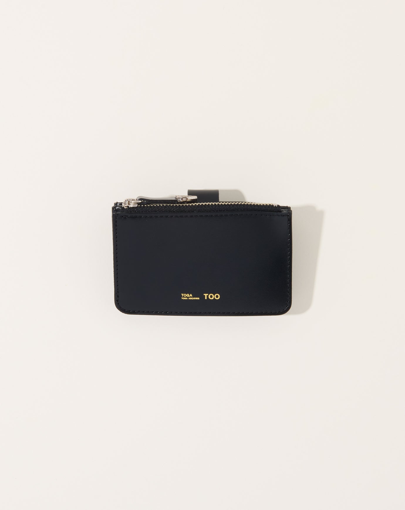 TOGA Archives Leather Wallet in Black