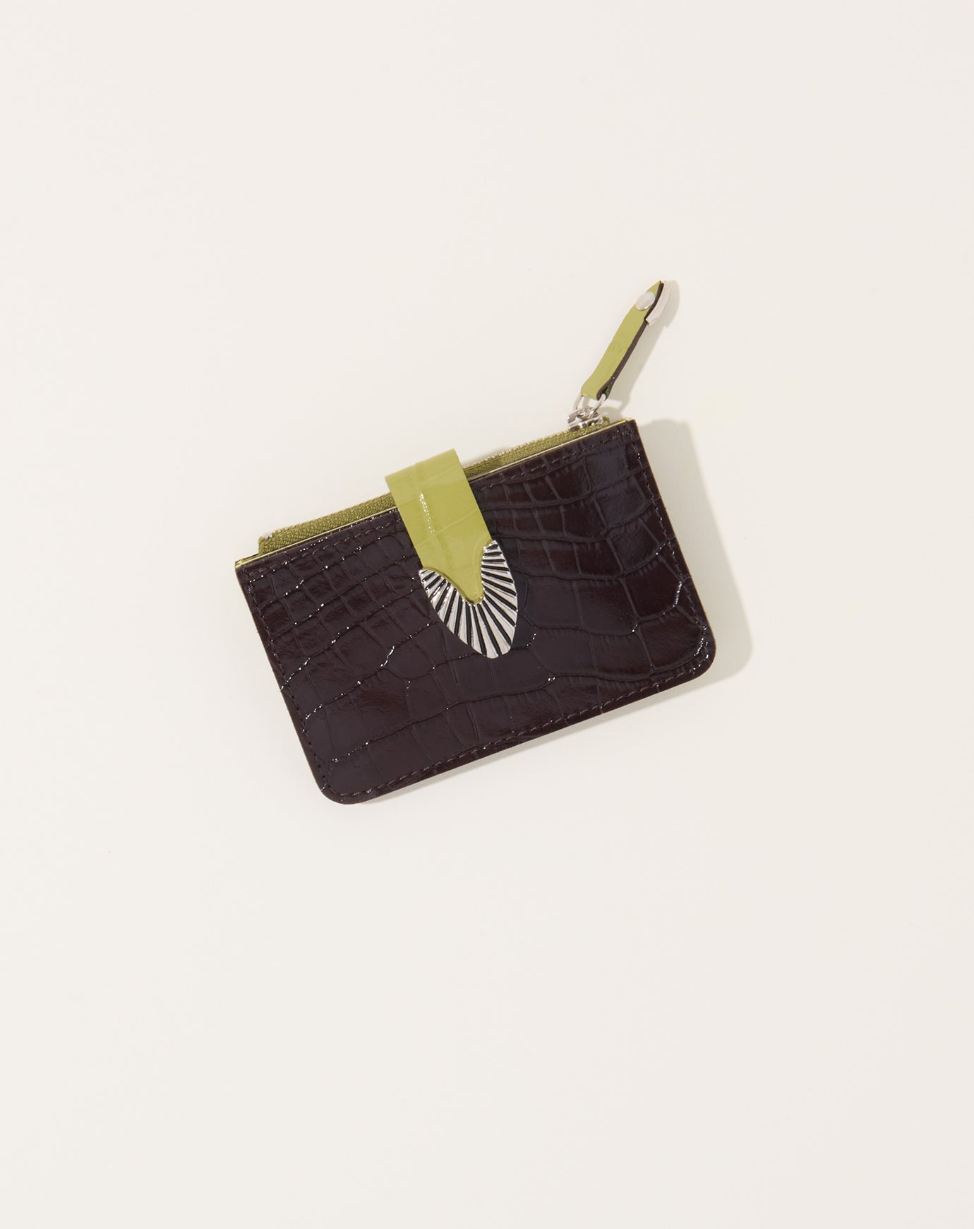 TOGA Archives Leather Wallet in Brown