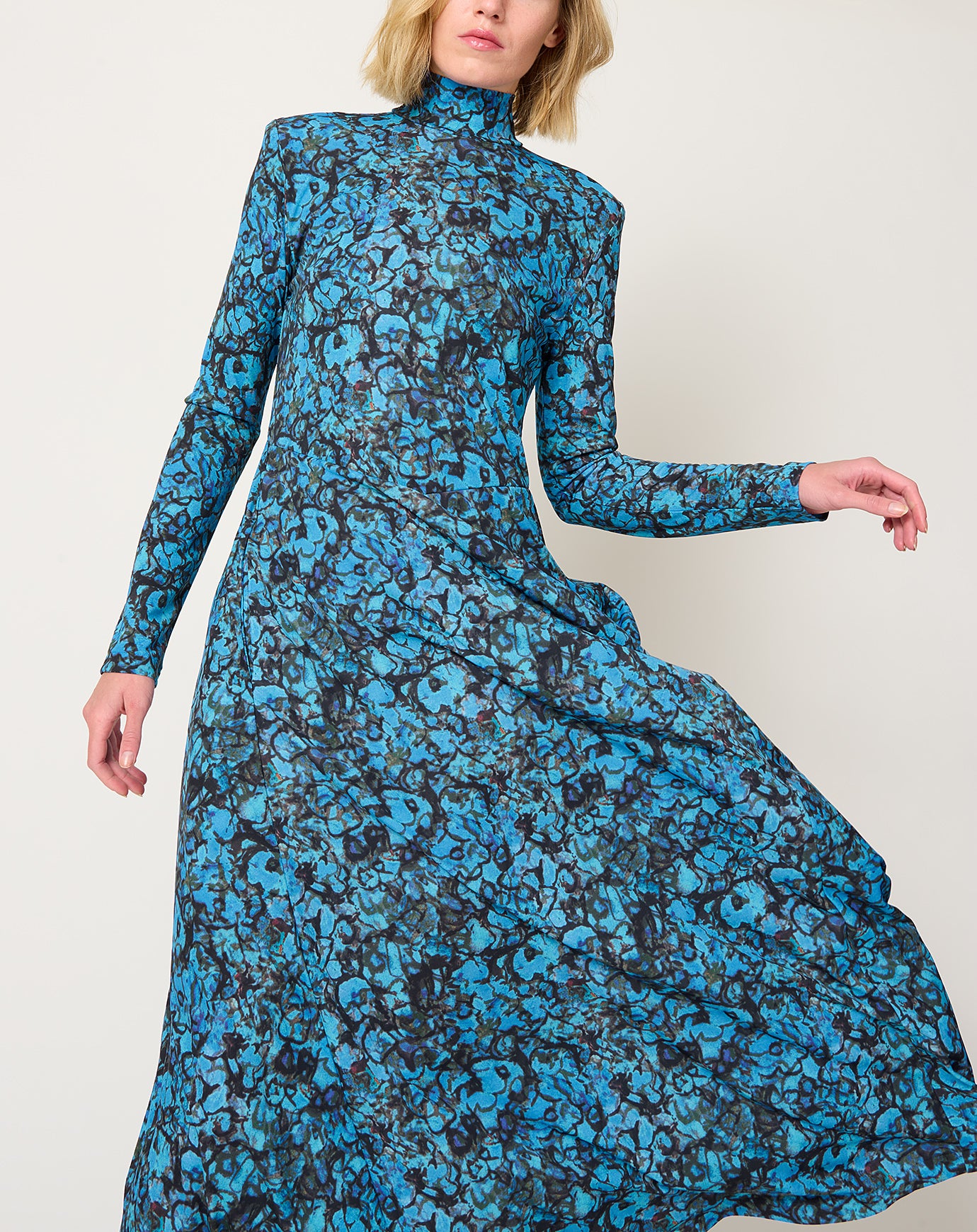 TOGA Archives Smooth Jersey Dress in Blue