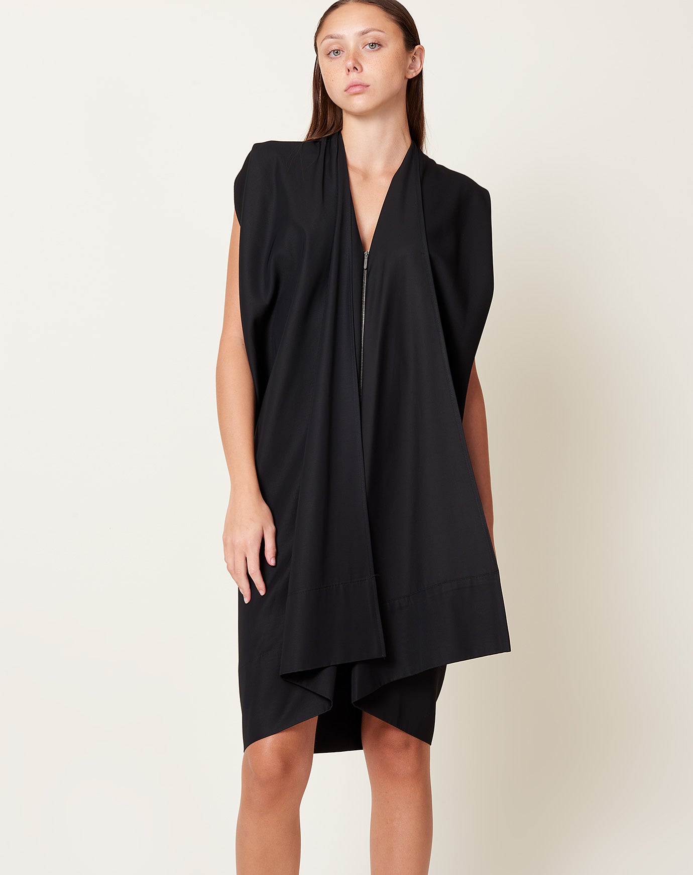 Zero + Maria Cornejo Foil Dress in Black