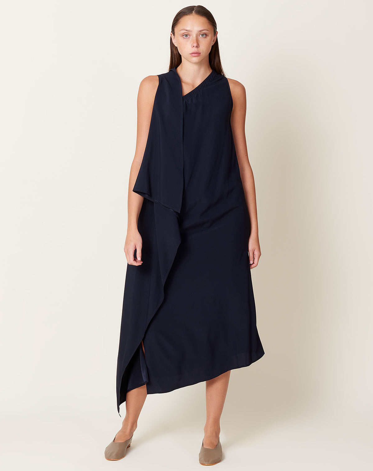 One Chloe Dress in Ink Jet | Zero + Maria Cornejo