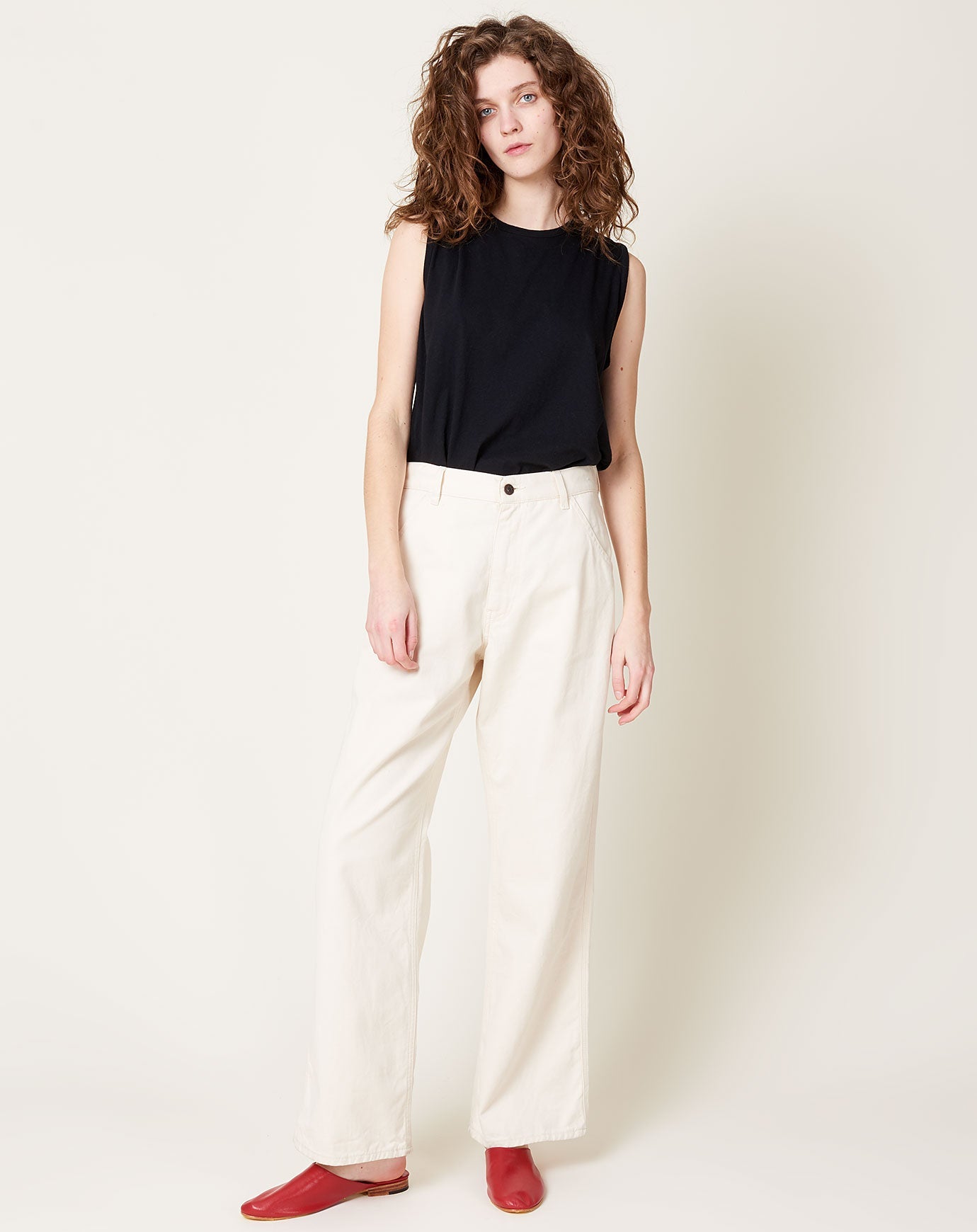 6398 Oversized Trouser Jean in Natural