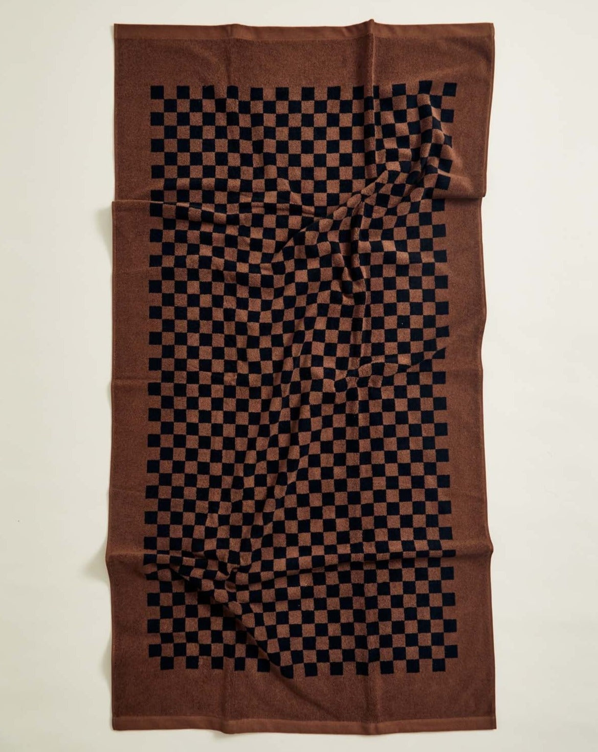 Baina Roman Pool Towel in Tabac Noir