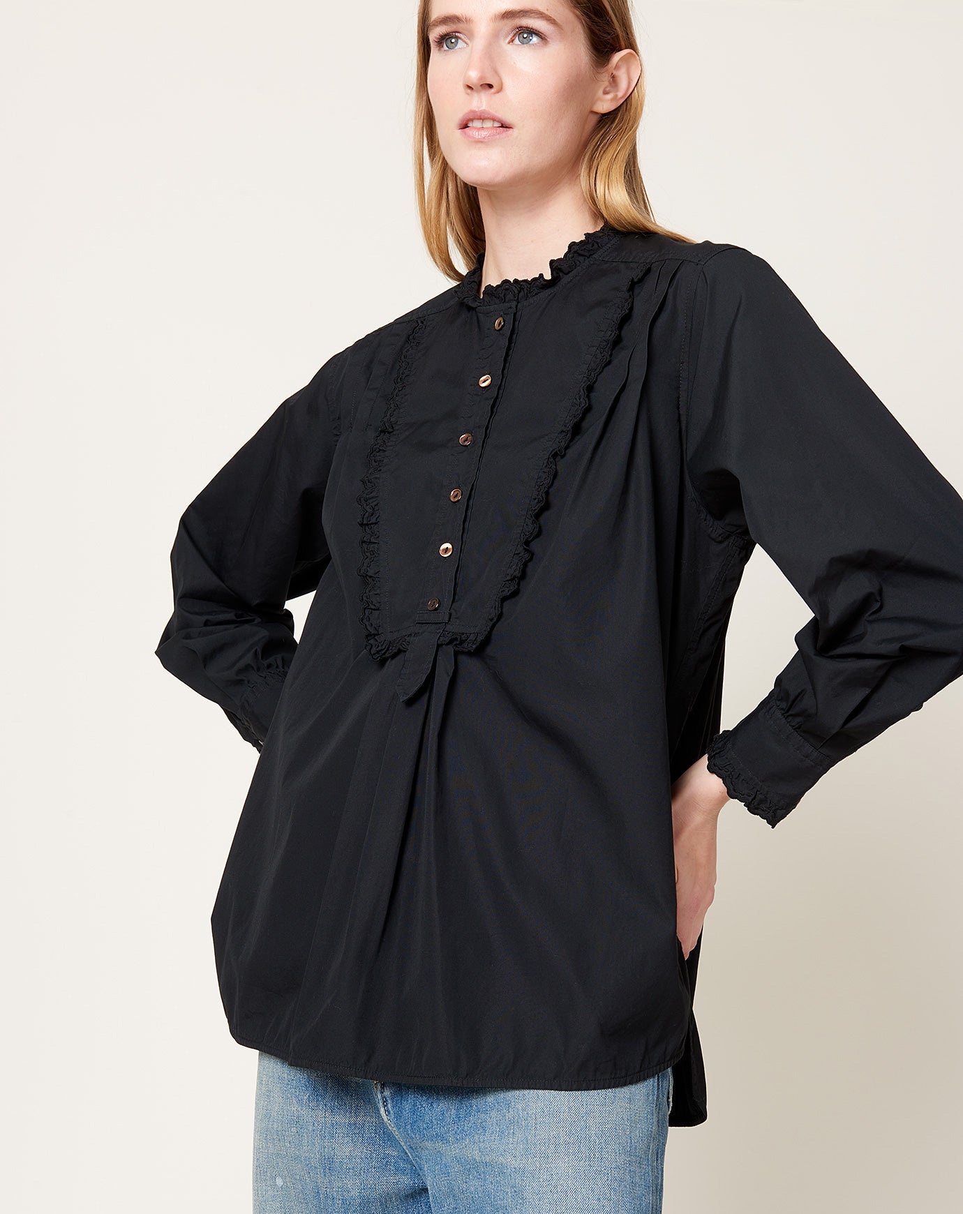 A'Court Charlotte Blouse in Black