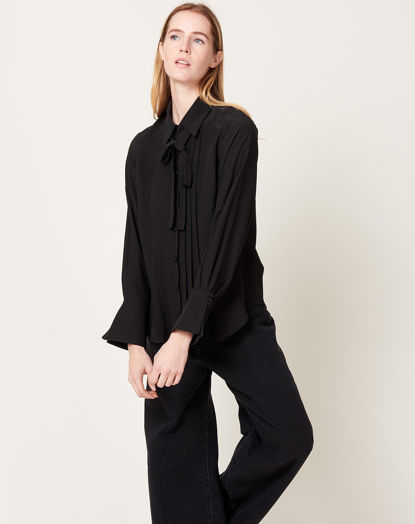 A'Court Iris Blouse in Black