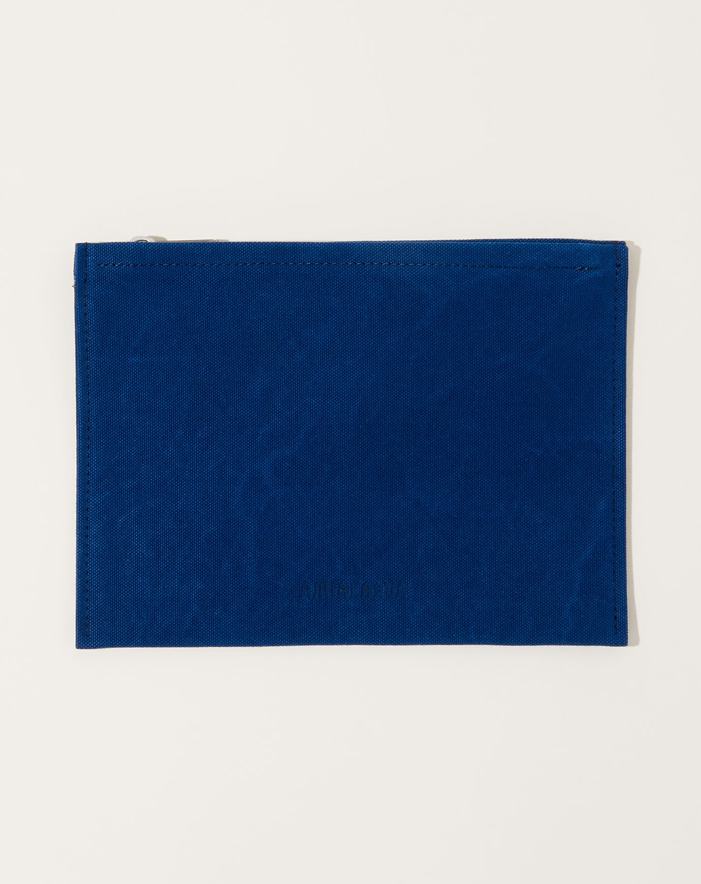 Amiacalva Washed Canvas Pouch in Blue