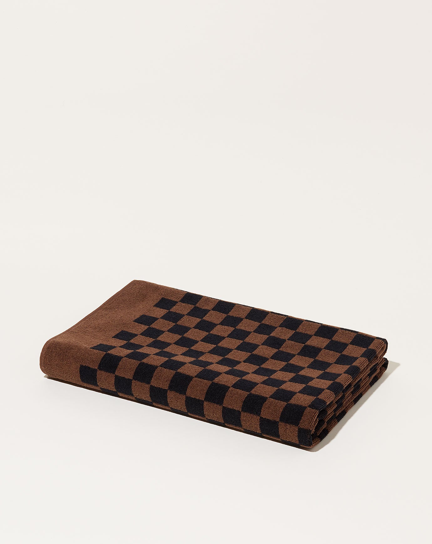 Baina Roman Pool Towel in Tabac Noir