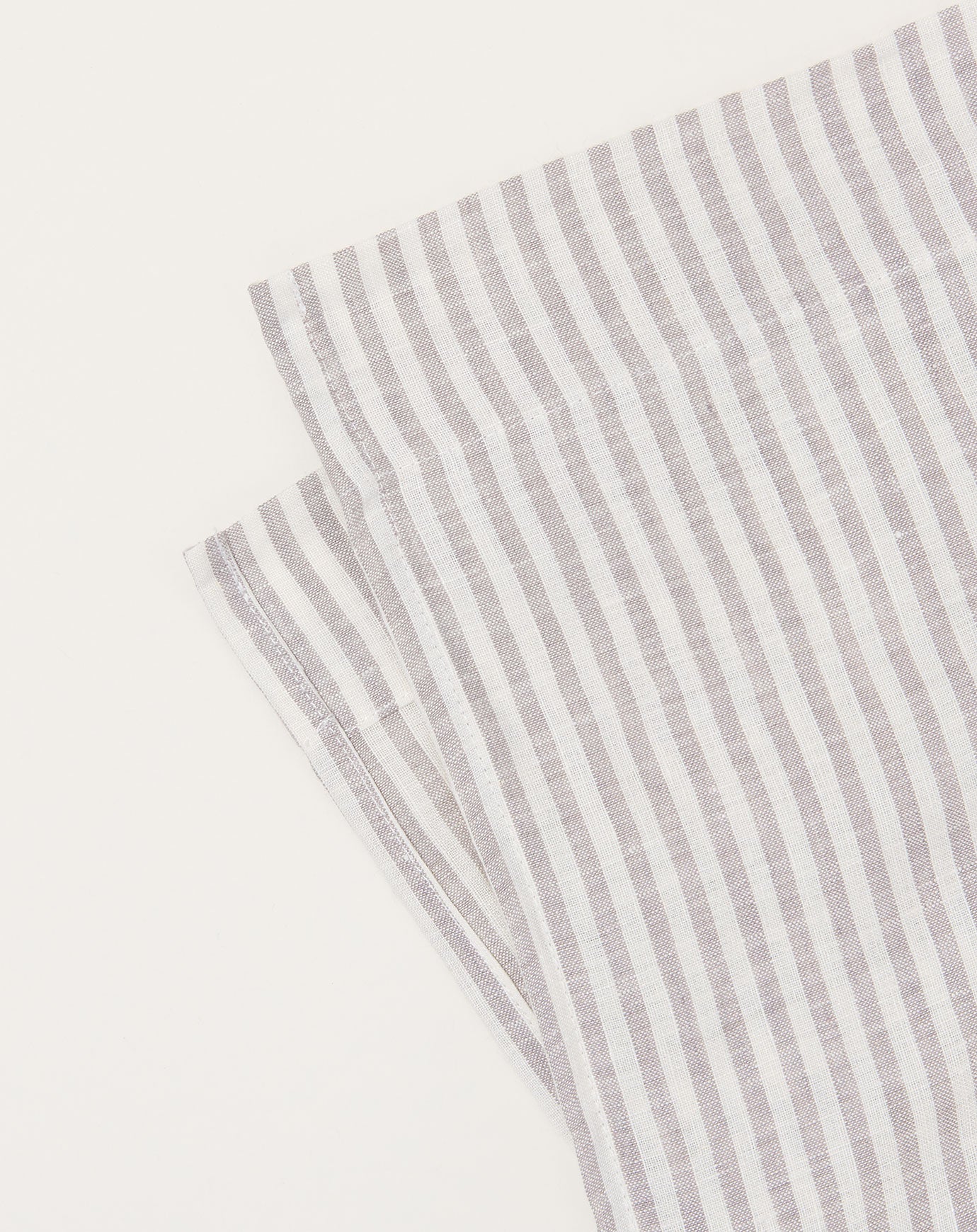 Deiji Studios Sheets in Grey Stripe