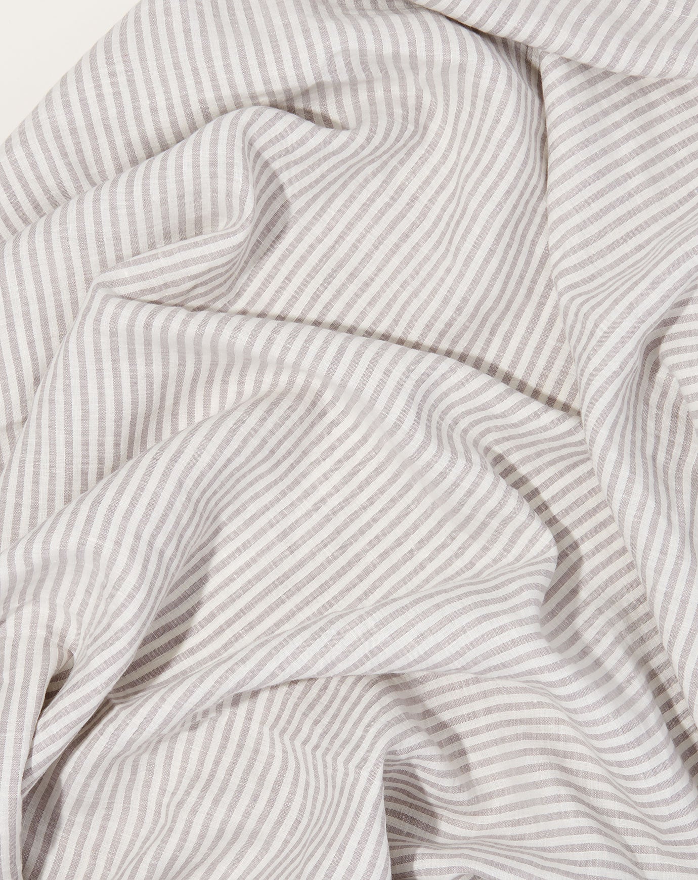 Deiji Studios Sheets in Grey Stripe