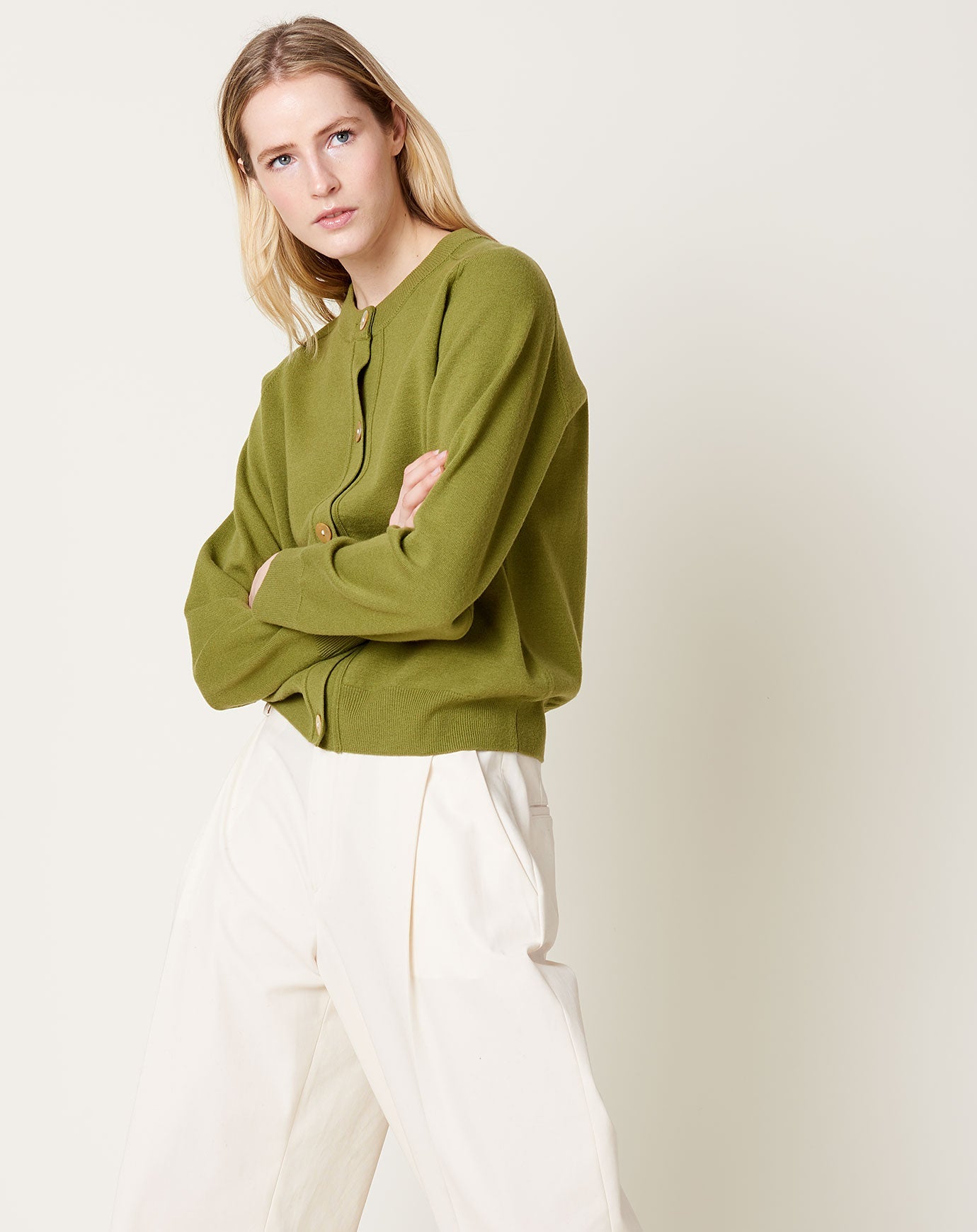 Demylee Gwen Cardigan in Pickle