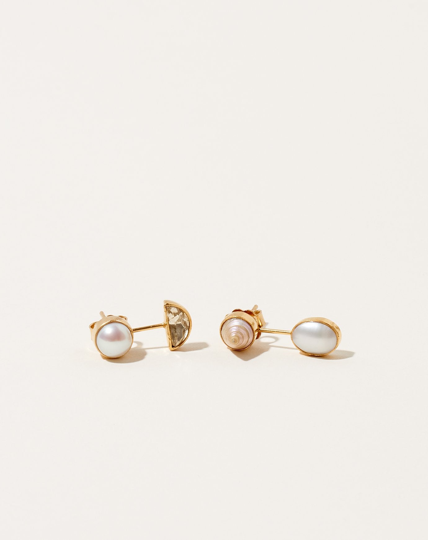 Grainne Morton Detachable Drop Earrings I Pearl Shell