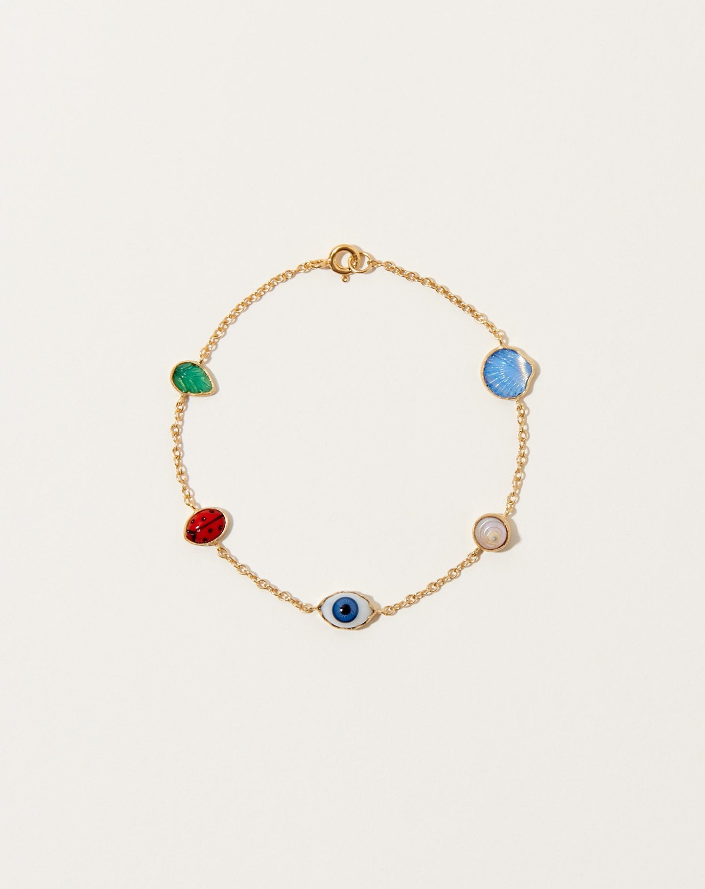 Grainne Morton Five Mini Charm Bracelet