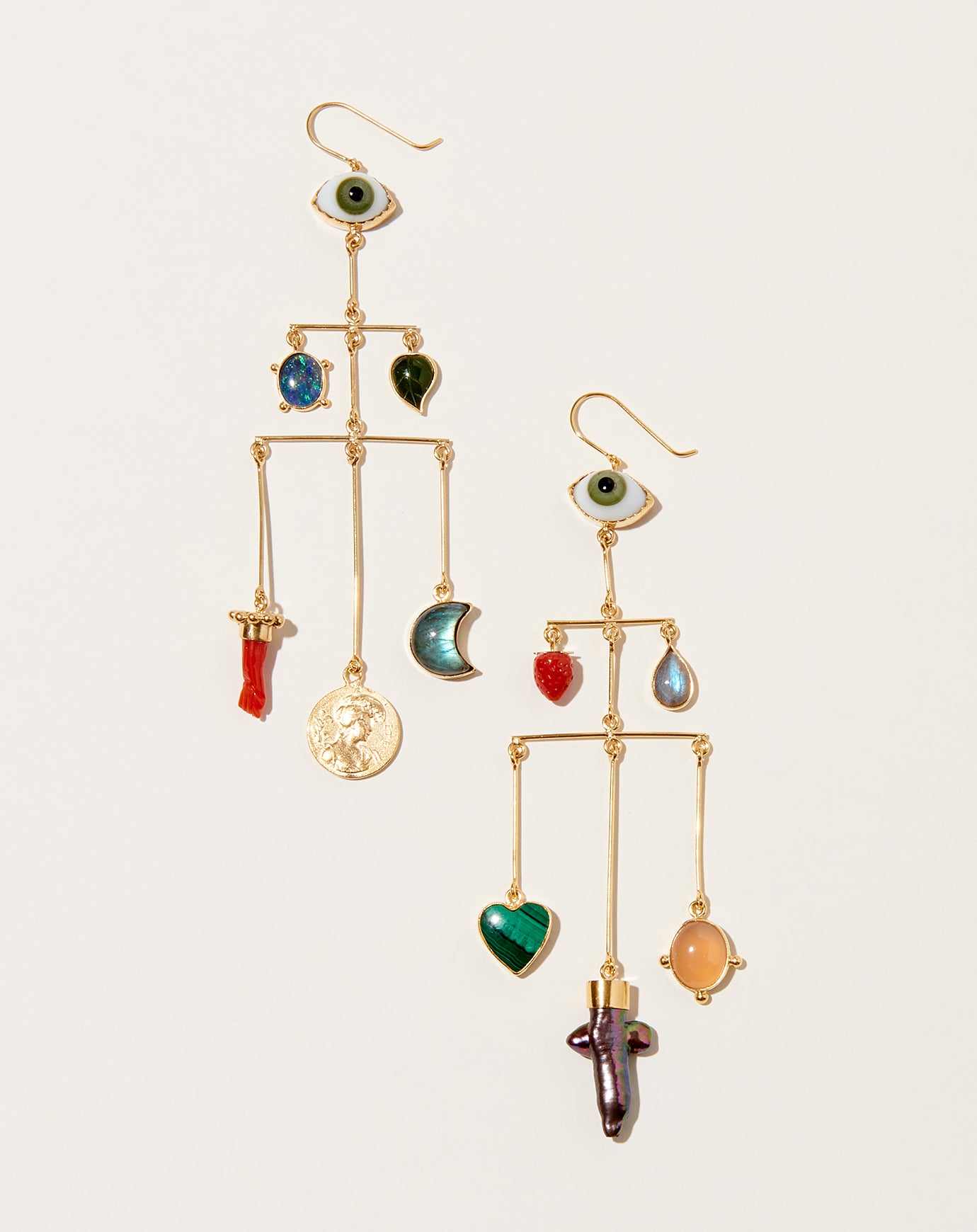 Grainne Morton Pyramid Drop Earrings