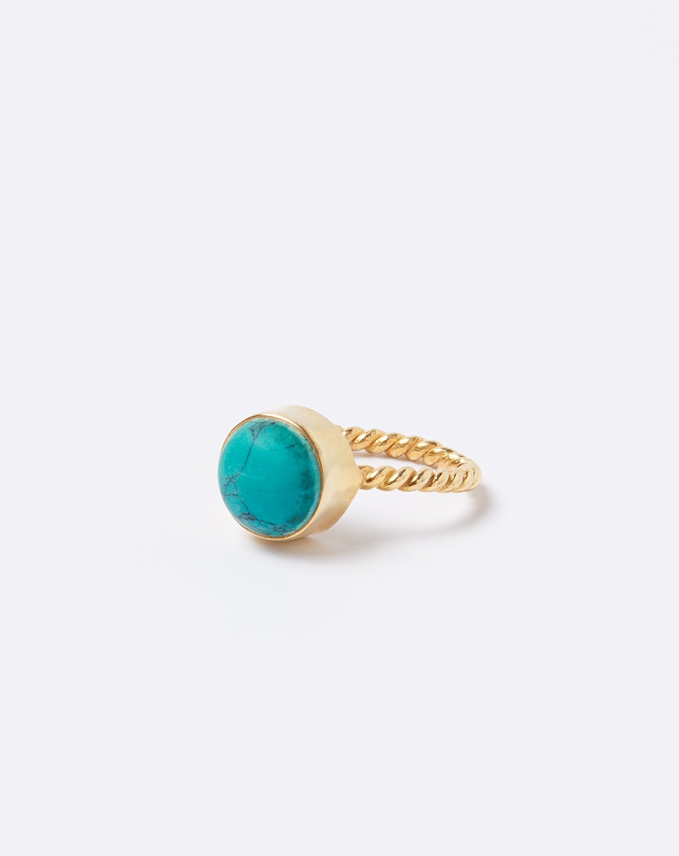 Ida James Twisted Giza Ring in Turquoise