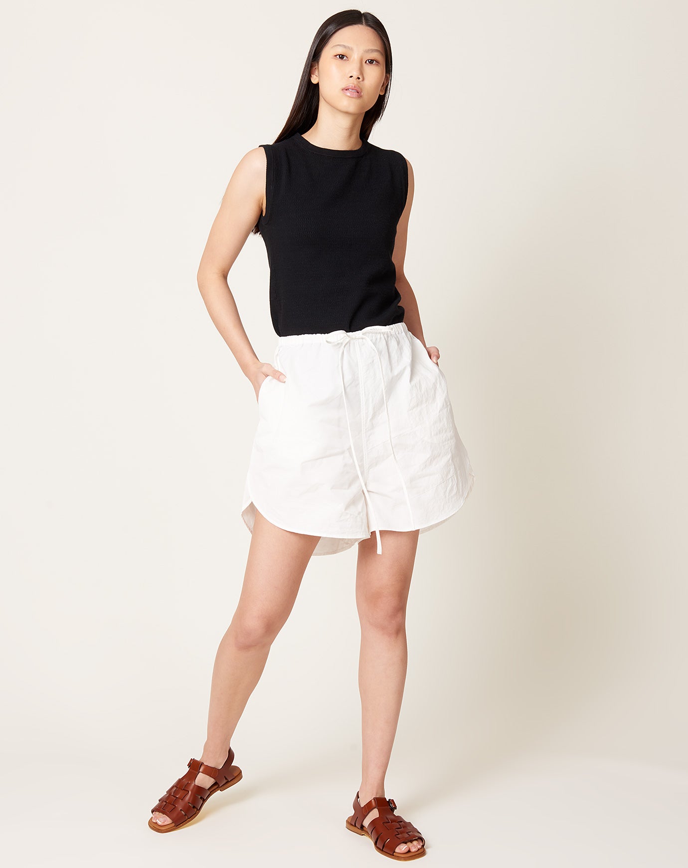 Lauren Manoogian Wind Shorts in White