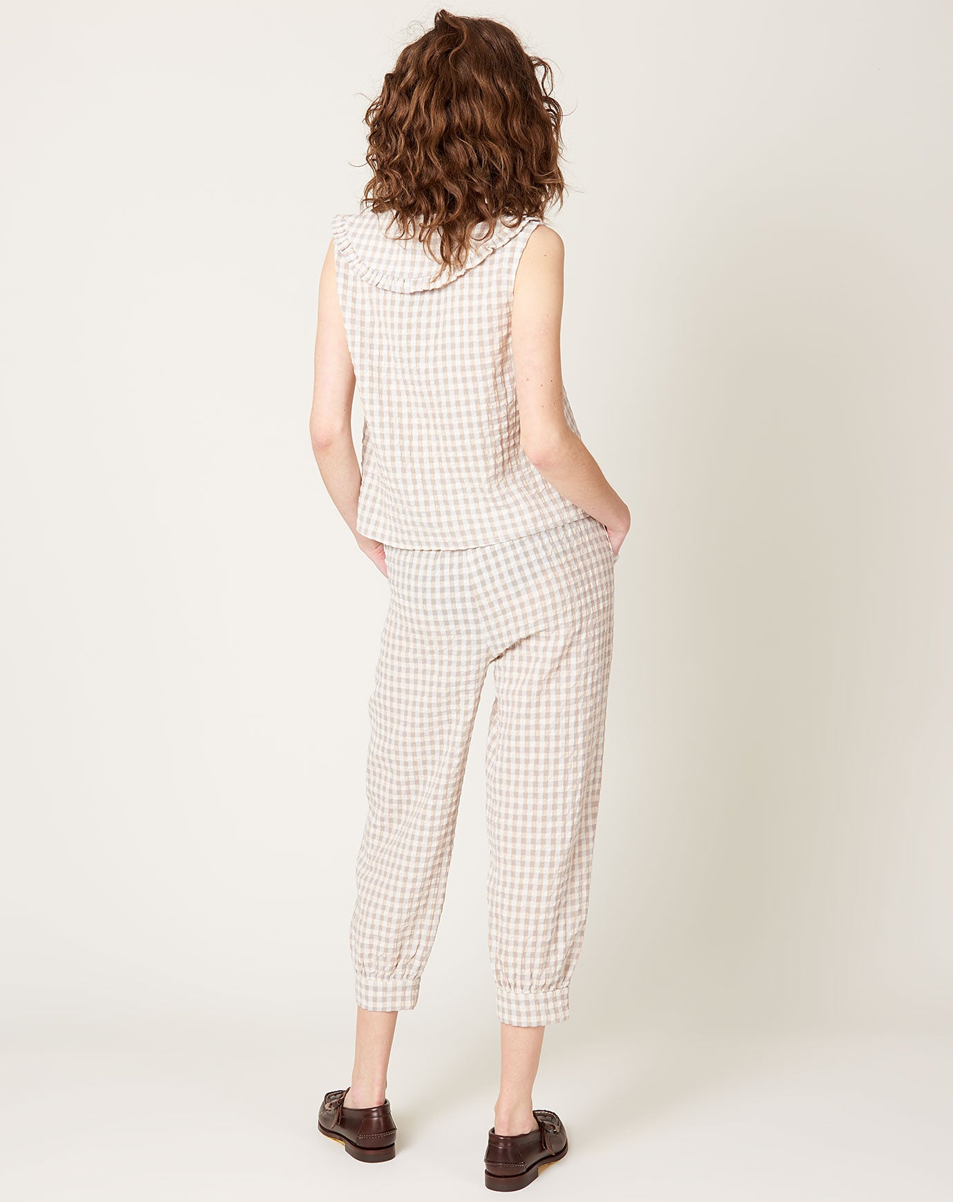No. 6 Ziggy Pant in Summer Check