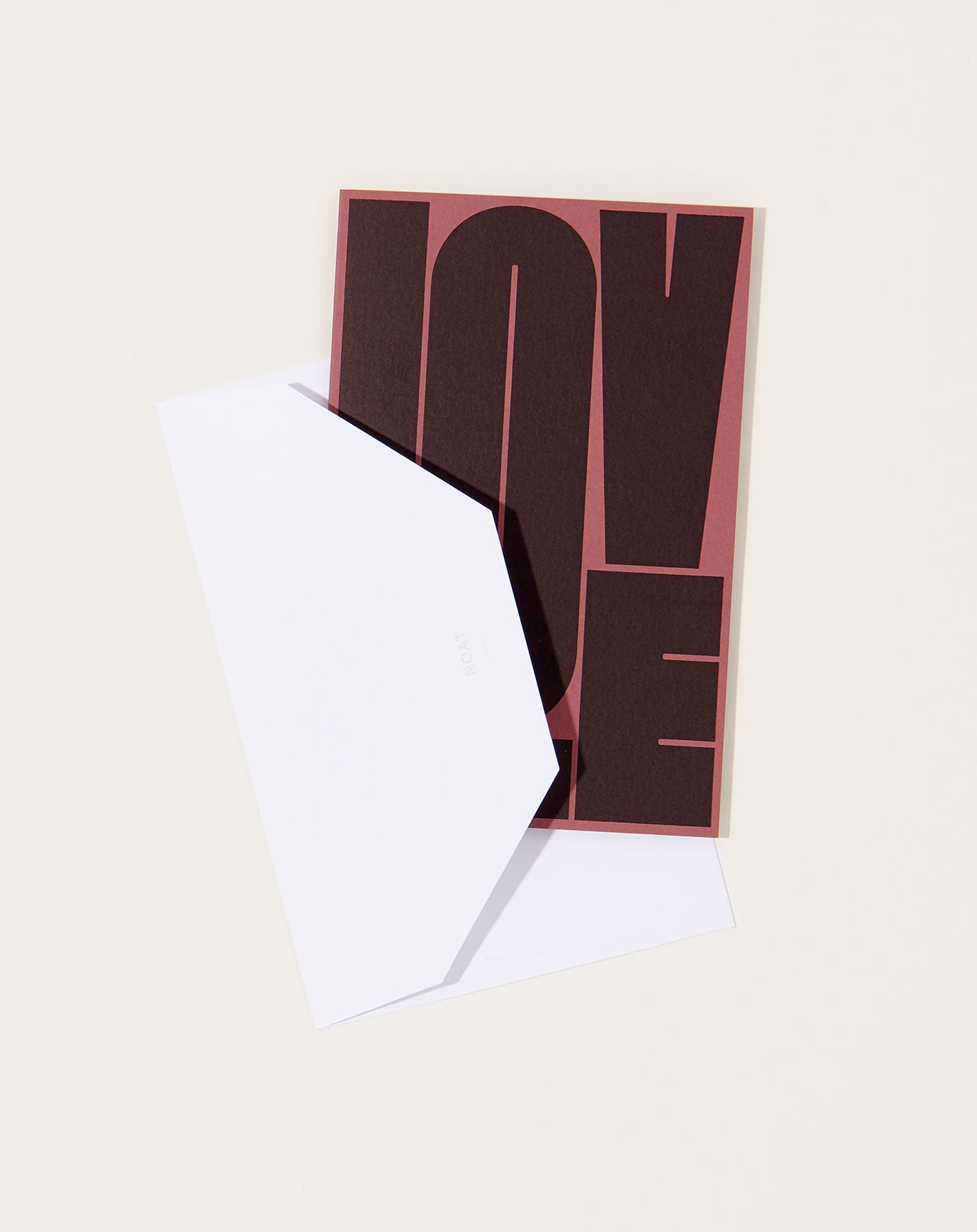 Big Love Card in Rose Hip