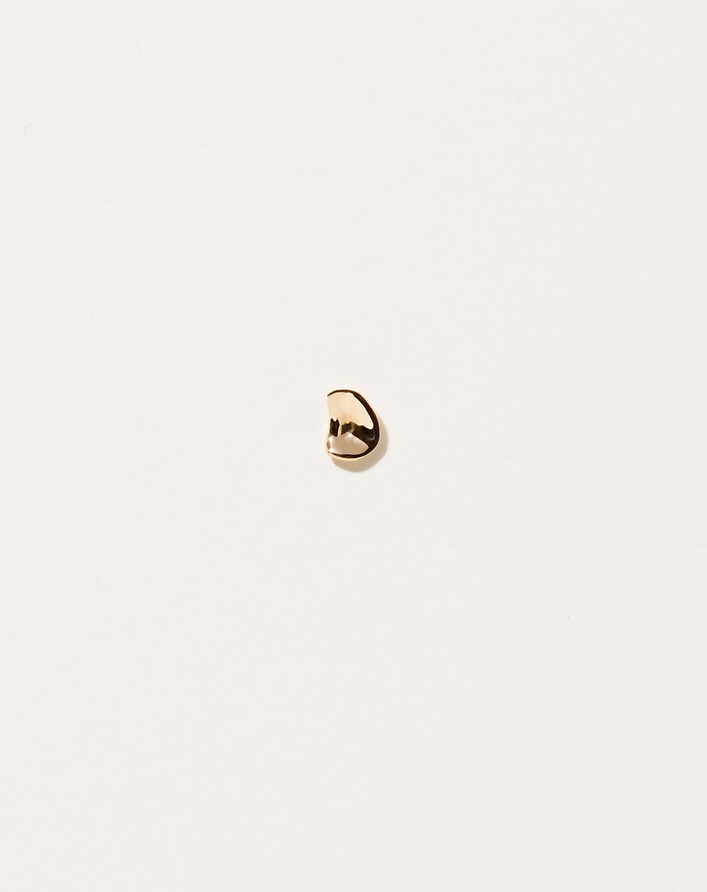 Quarry Concave Earring in Gold