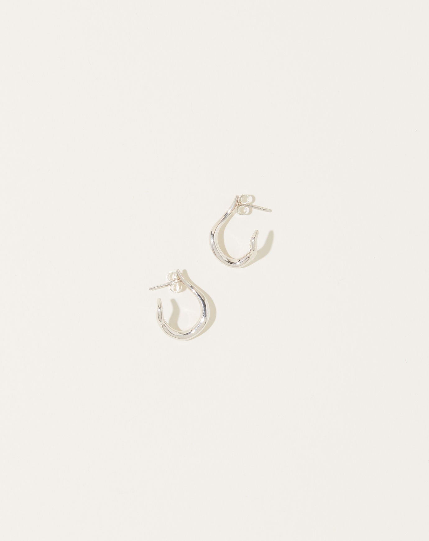 Quarry Roum Hoop Earring in Silver