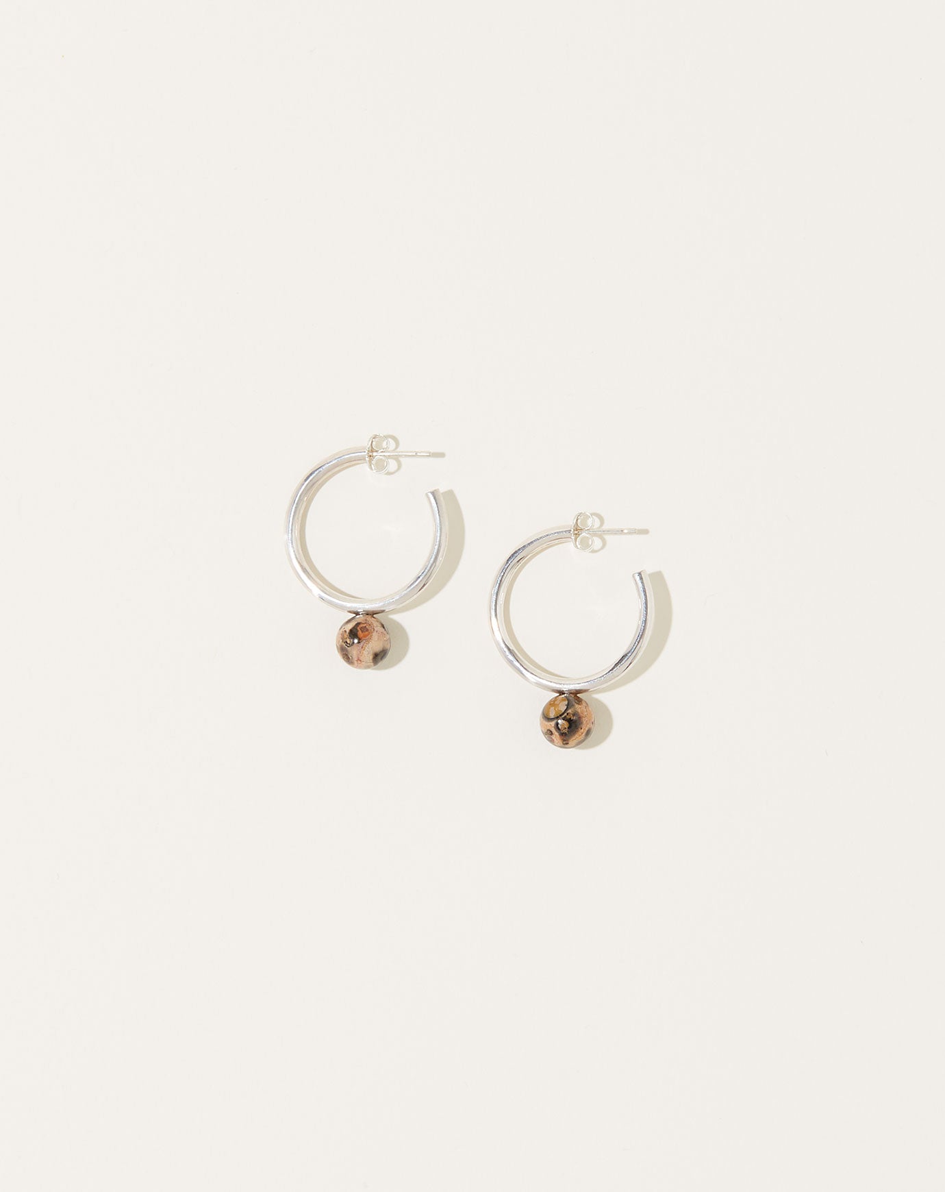 Quarry Silver Asha Earring in Jasper