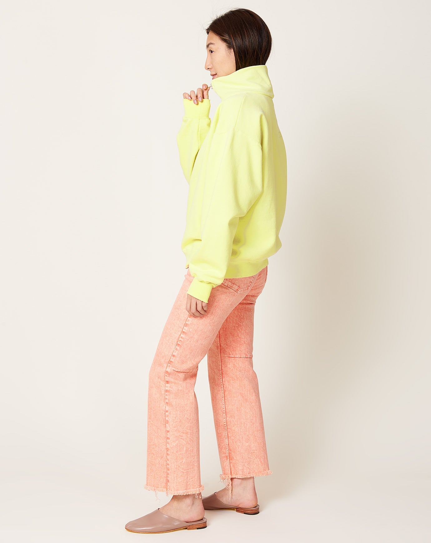 Rachel Comey Spence Sweatshirt in Fluo Green