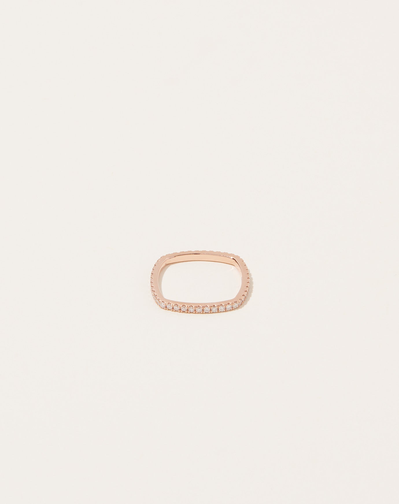 Selin Kent Kare Eternity Diamond Band in 14k Rose Gold