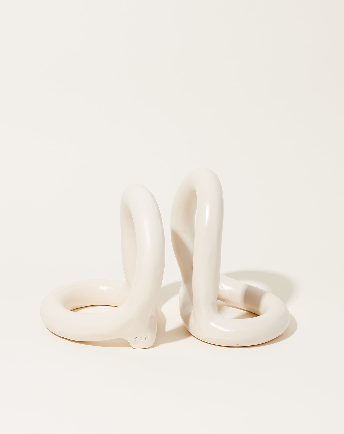 SIN Bacchus Bookends in White