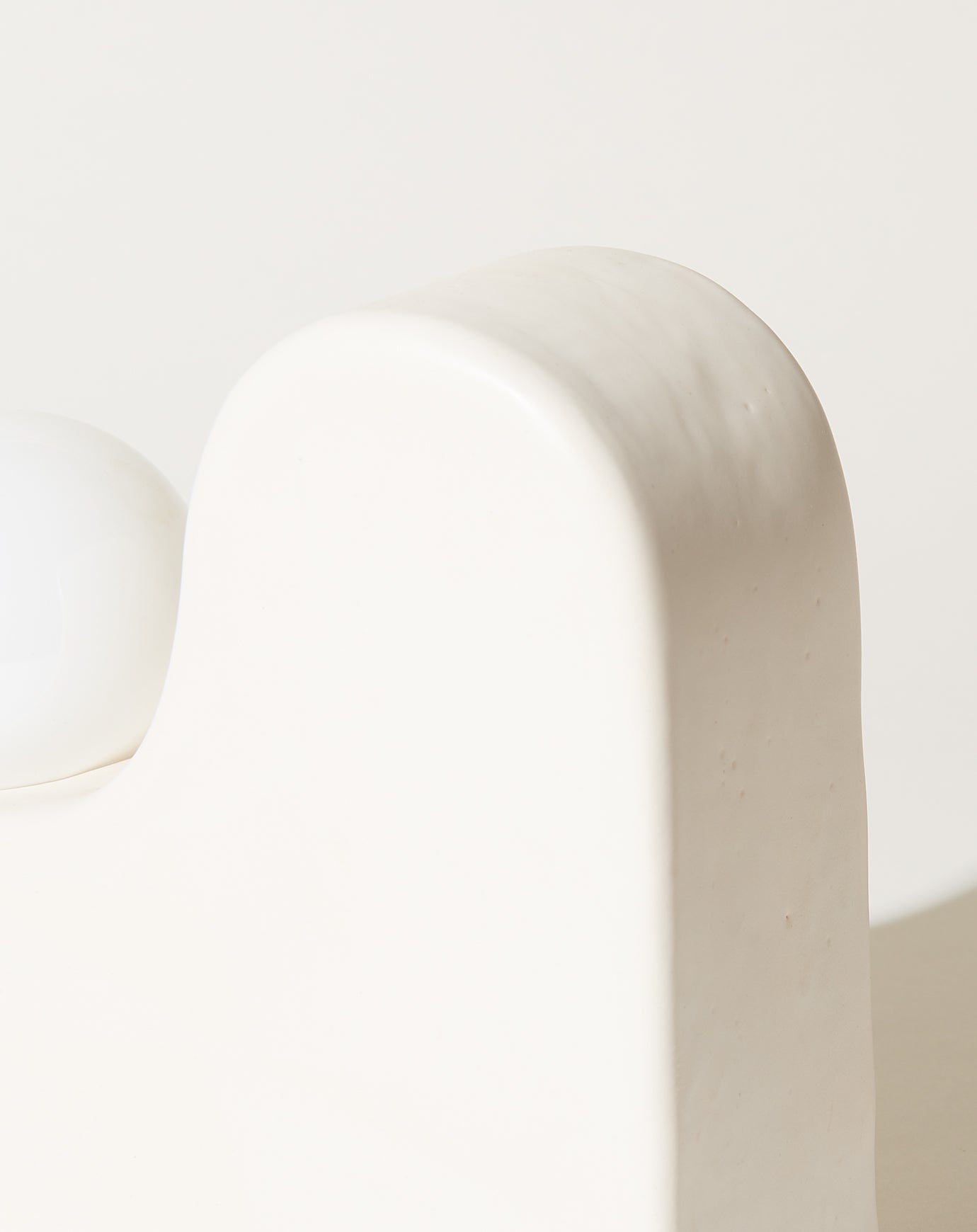 SIN Boulder Table Lamp in White