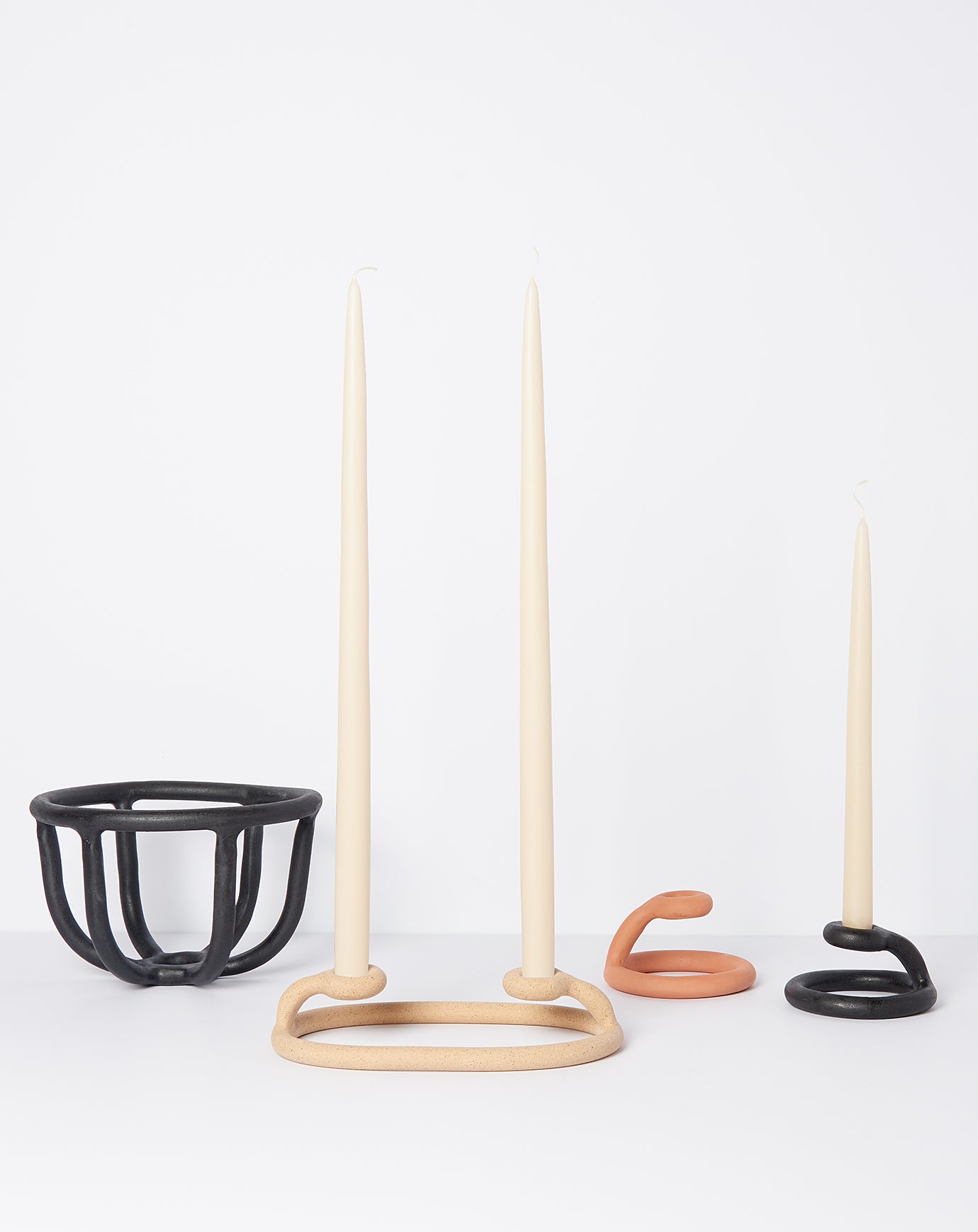 SIN Duo Candlestick in Spleckled