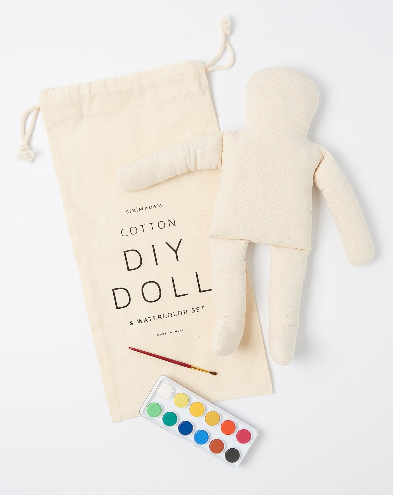 Sir Madam DIY Doll and Water Color Set