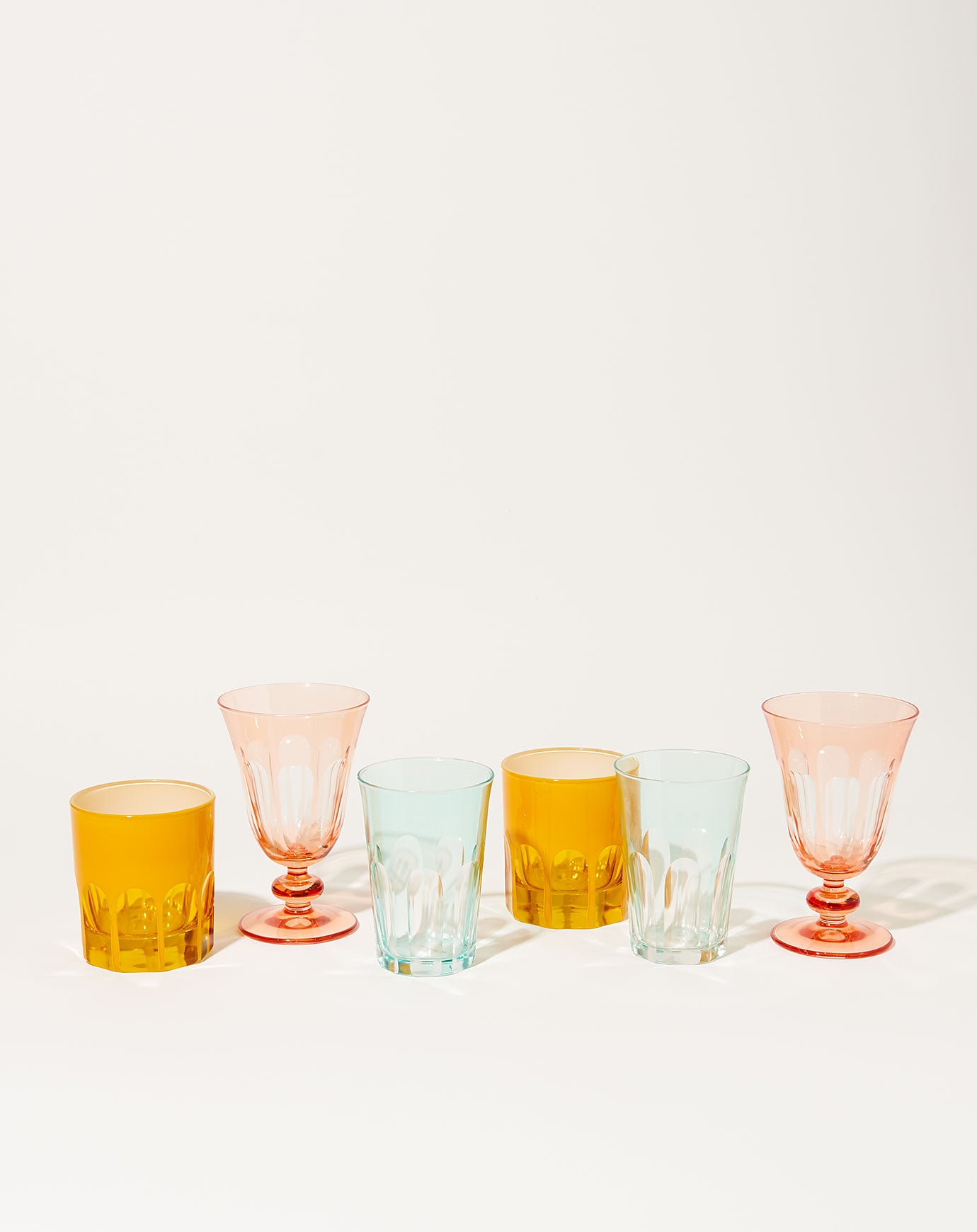 Sir Madam Rialto Glass Old Fashioned Set in Saffron