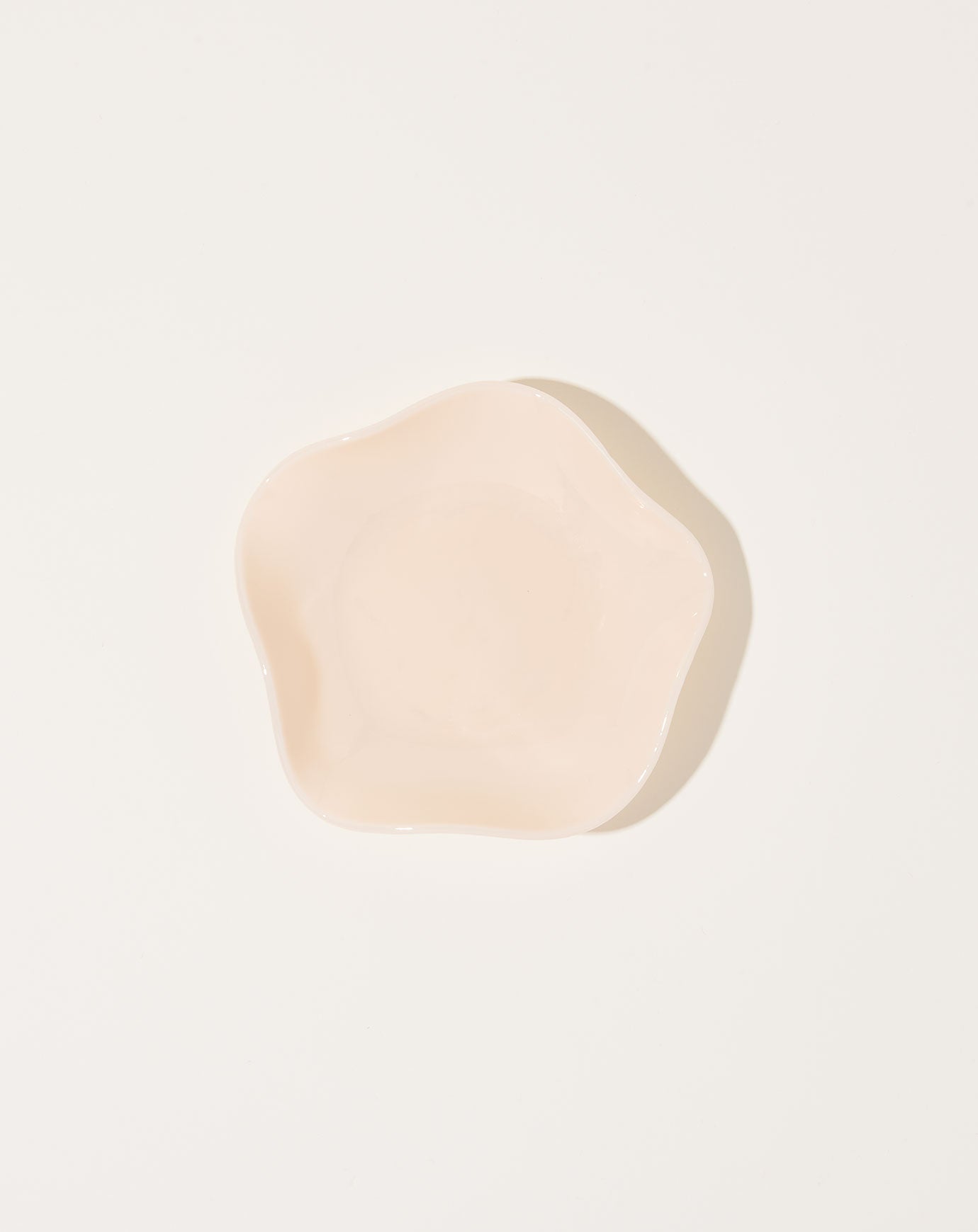 Sophie Lou Jacobsen Small Petal Plate in Almond (Opaque)