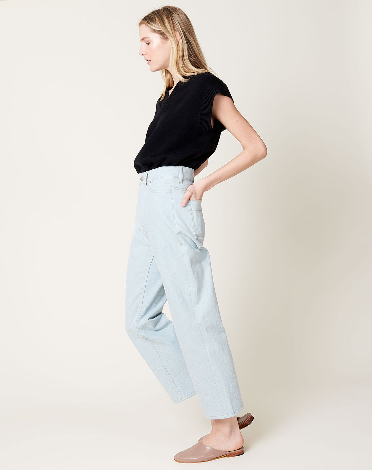Ruthe Jean in Ice Blue | Studio Nicholson | Covet + Lou | Covet + Lou