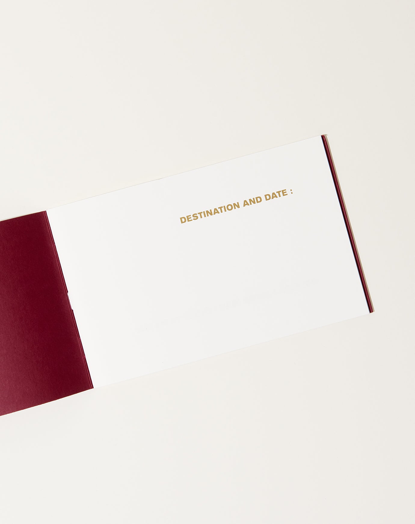 Supereditions Travel Notebook in Burgundy