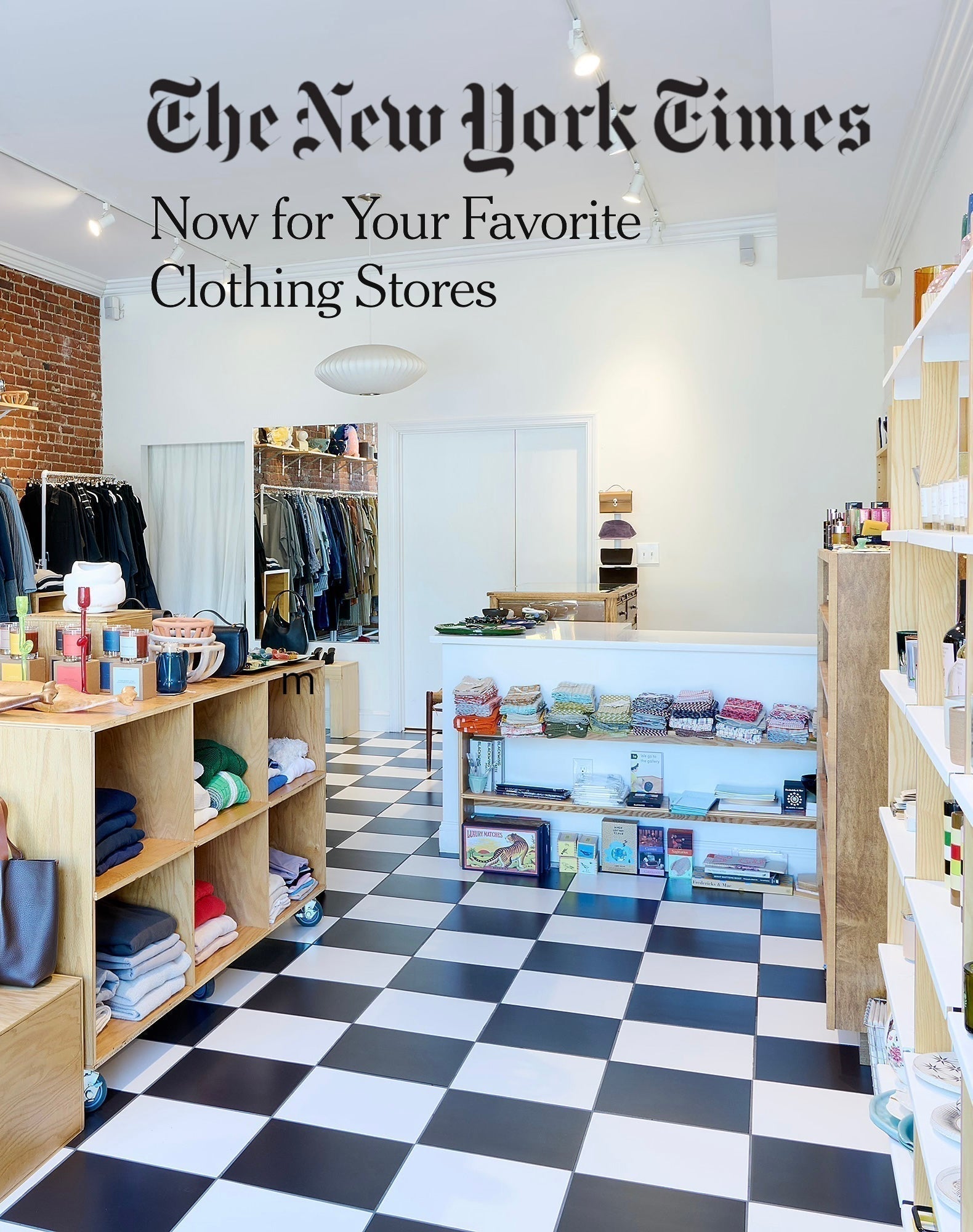 The New York Times: Now for Your Favorite Clothing Stores