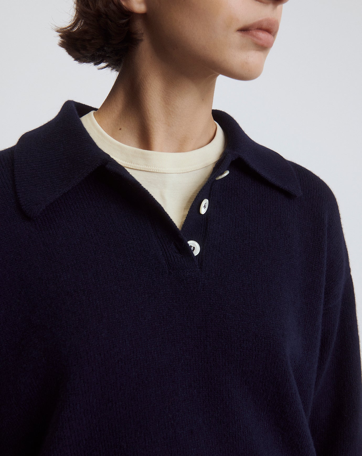 &Daughter Edith Polo Shirt in Navy