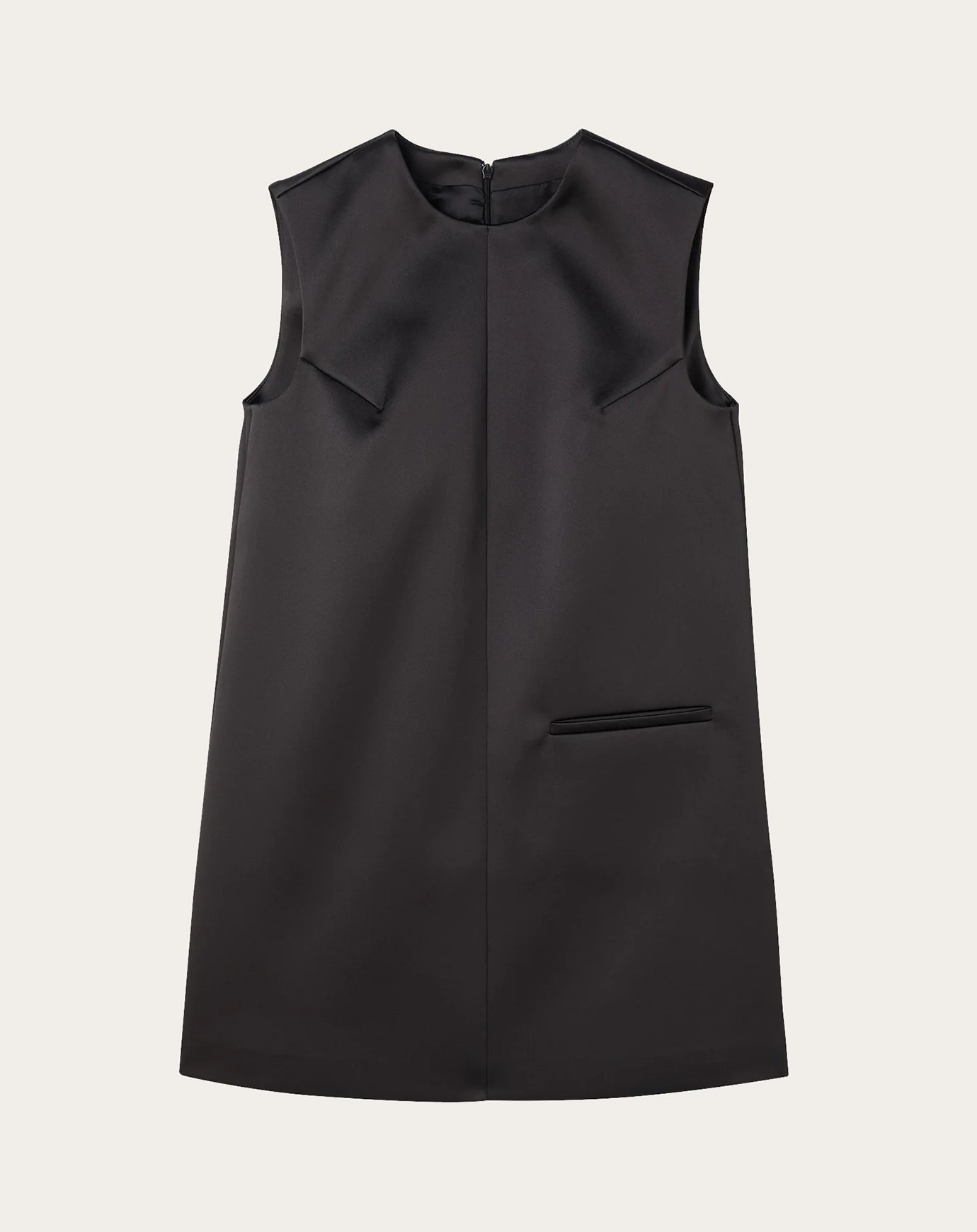 Róhe Sculptural Cape Dress in Black